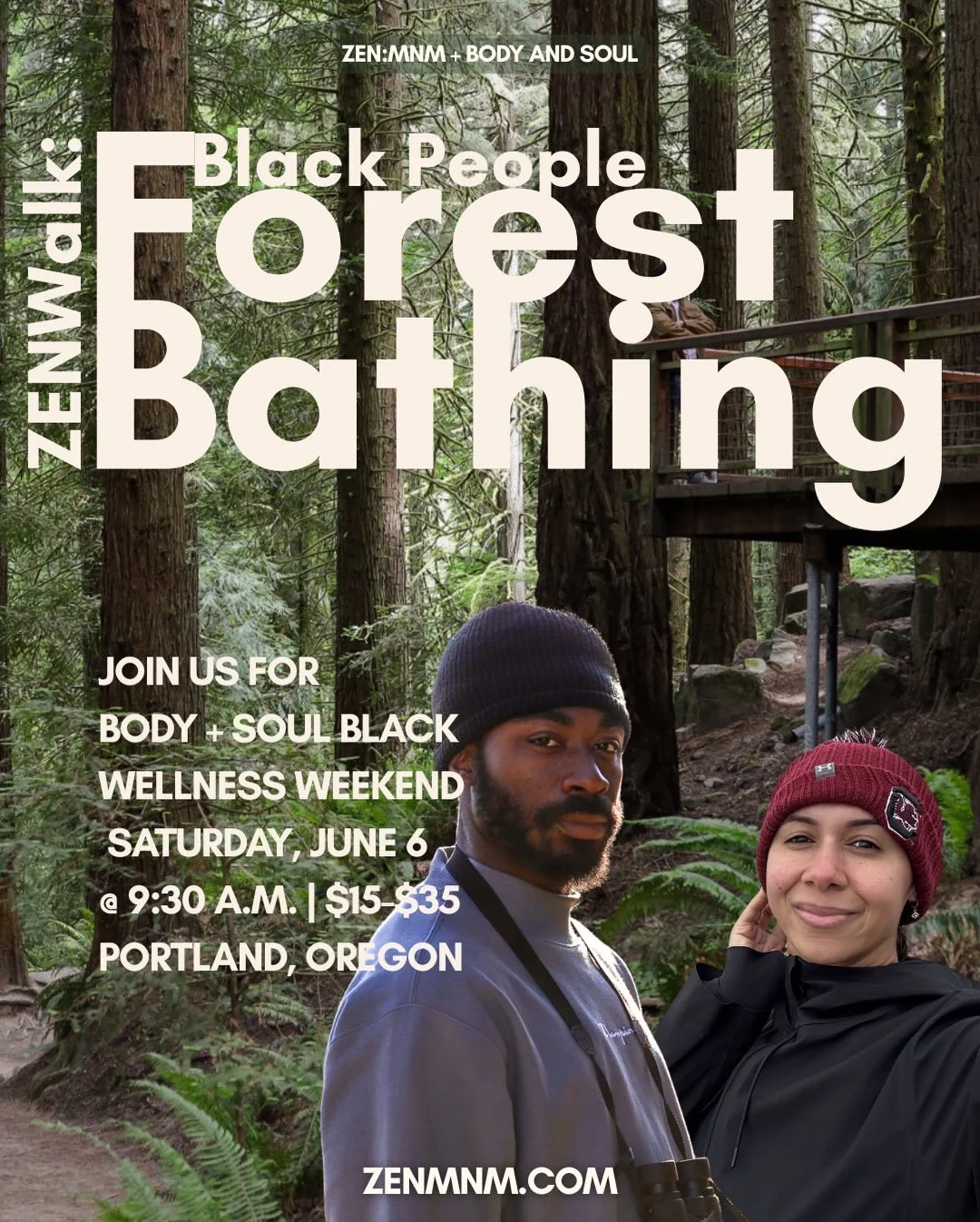 June events are up on our website 🌲

📍Saturday, June 6 Forest Bathing and Poetry for the Black community in collaboration with @bodyandsoulblackwellness weekend 🖤 | sliding scale $15-$35

📍Saturday, June 13 Shinrin-Yoku and Haiku in partnership w