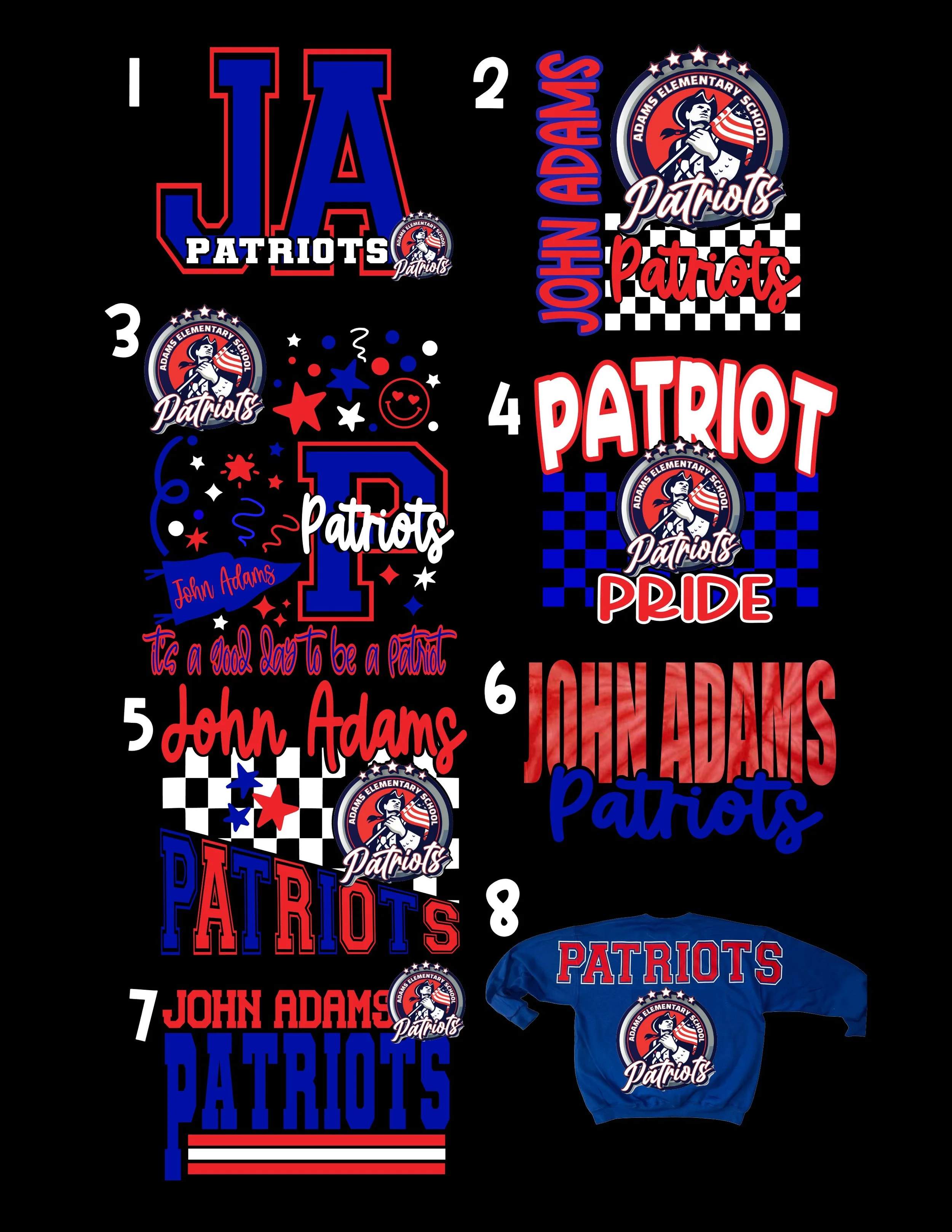 John Adams Patriots Spirit Wear
