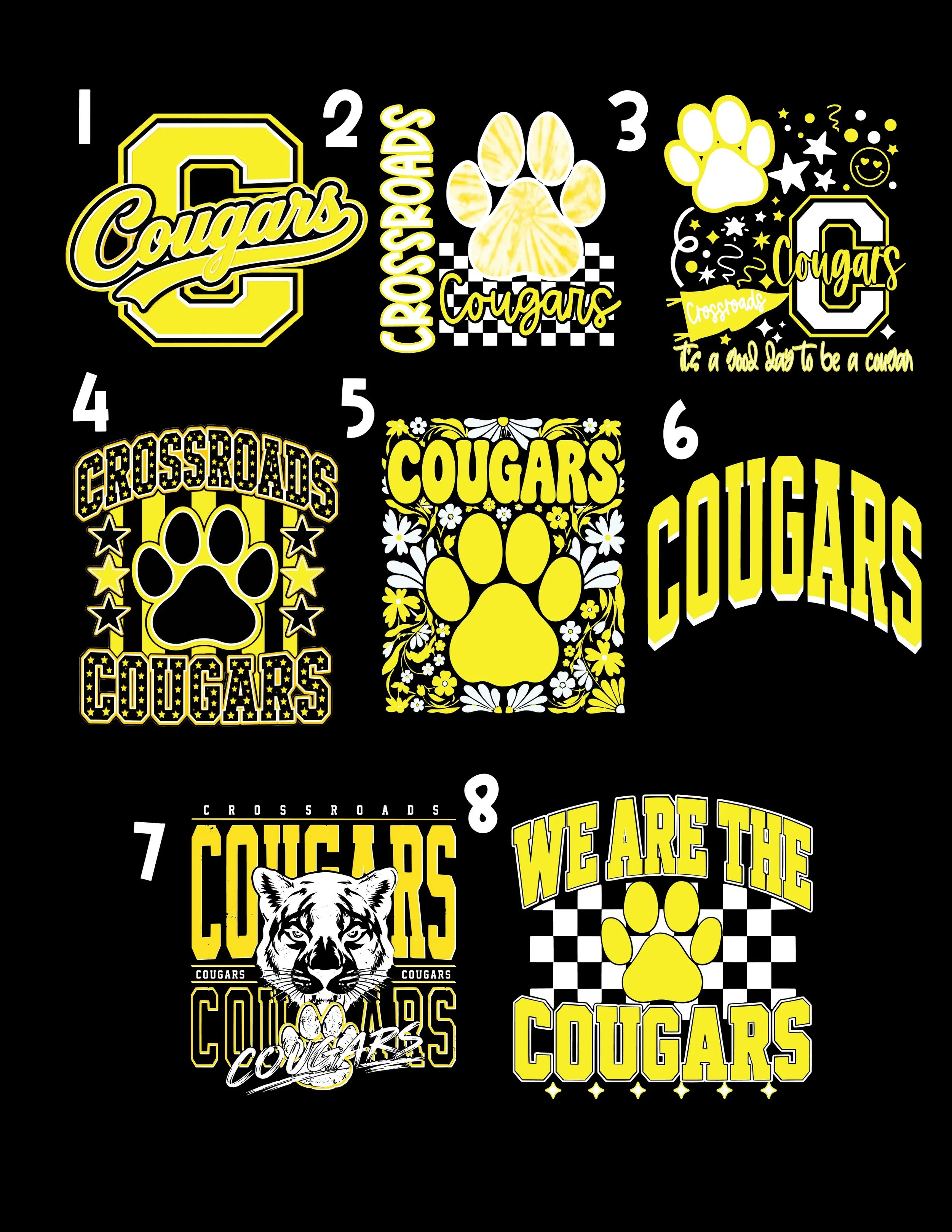 Crossroads Cougars Spirit Wear