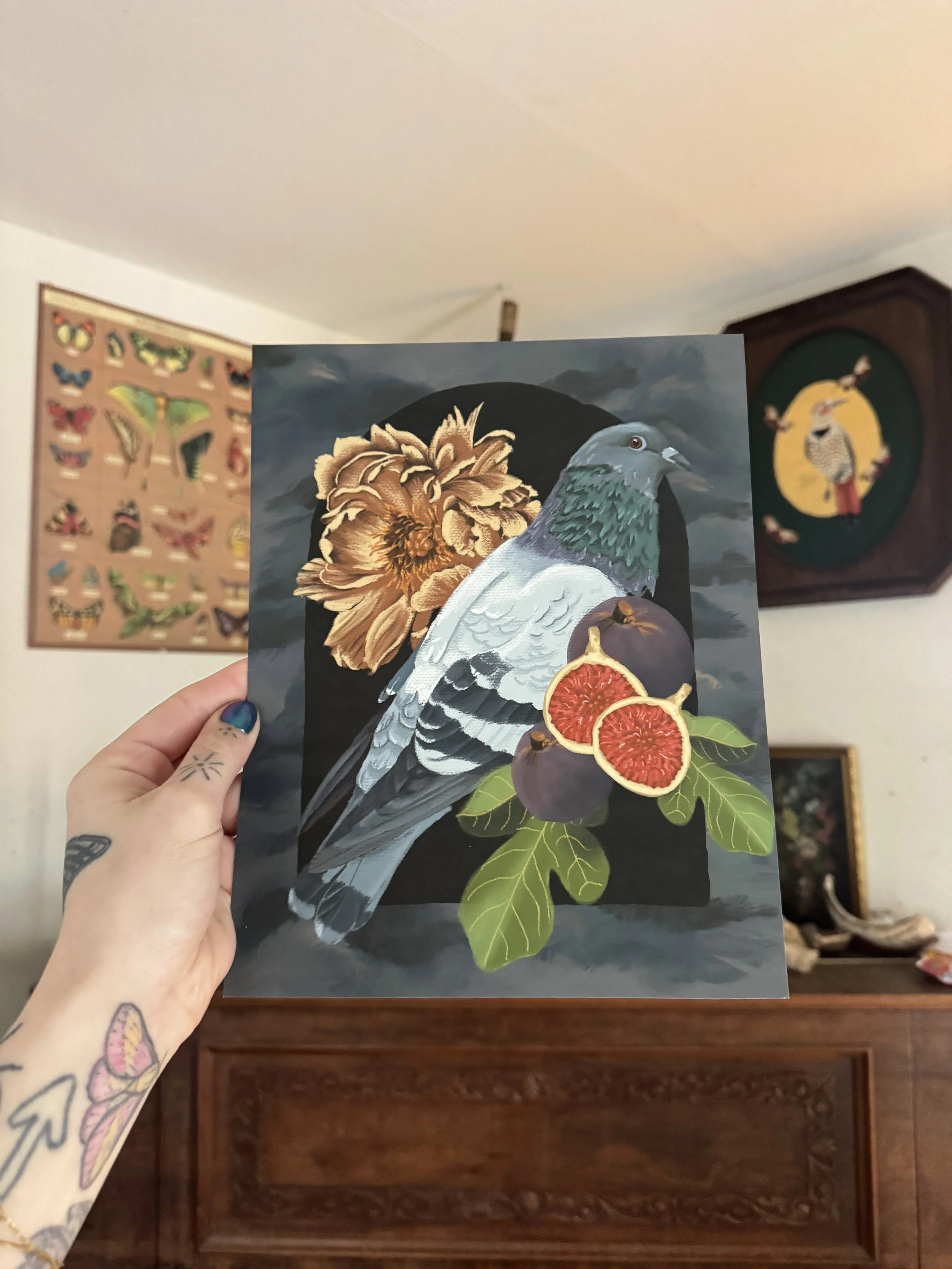 Miss Pidge Art Print