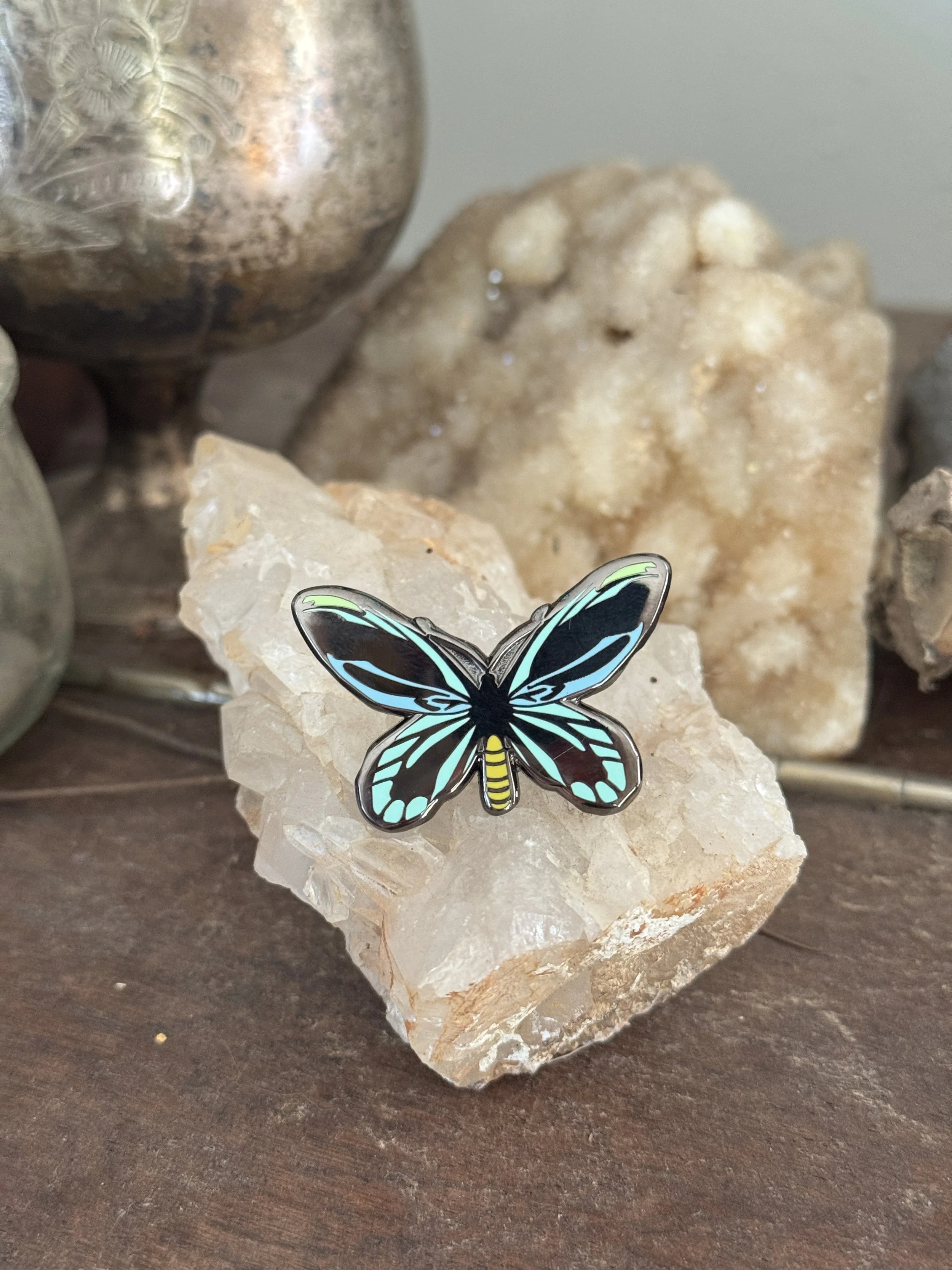 Birdwing Butterfly Enamel Pin