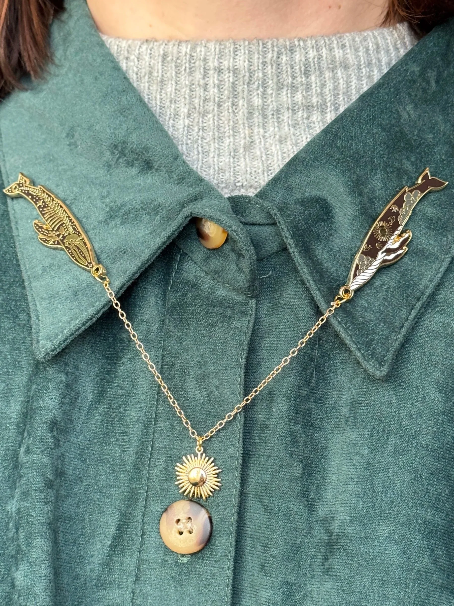 Celestial Whales Collar Set