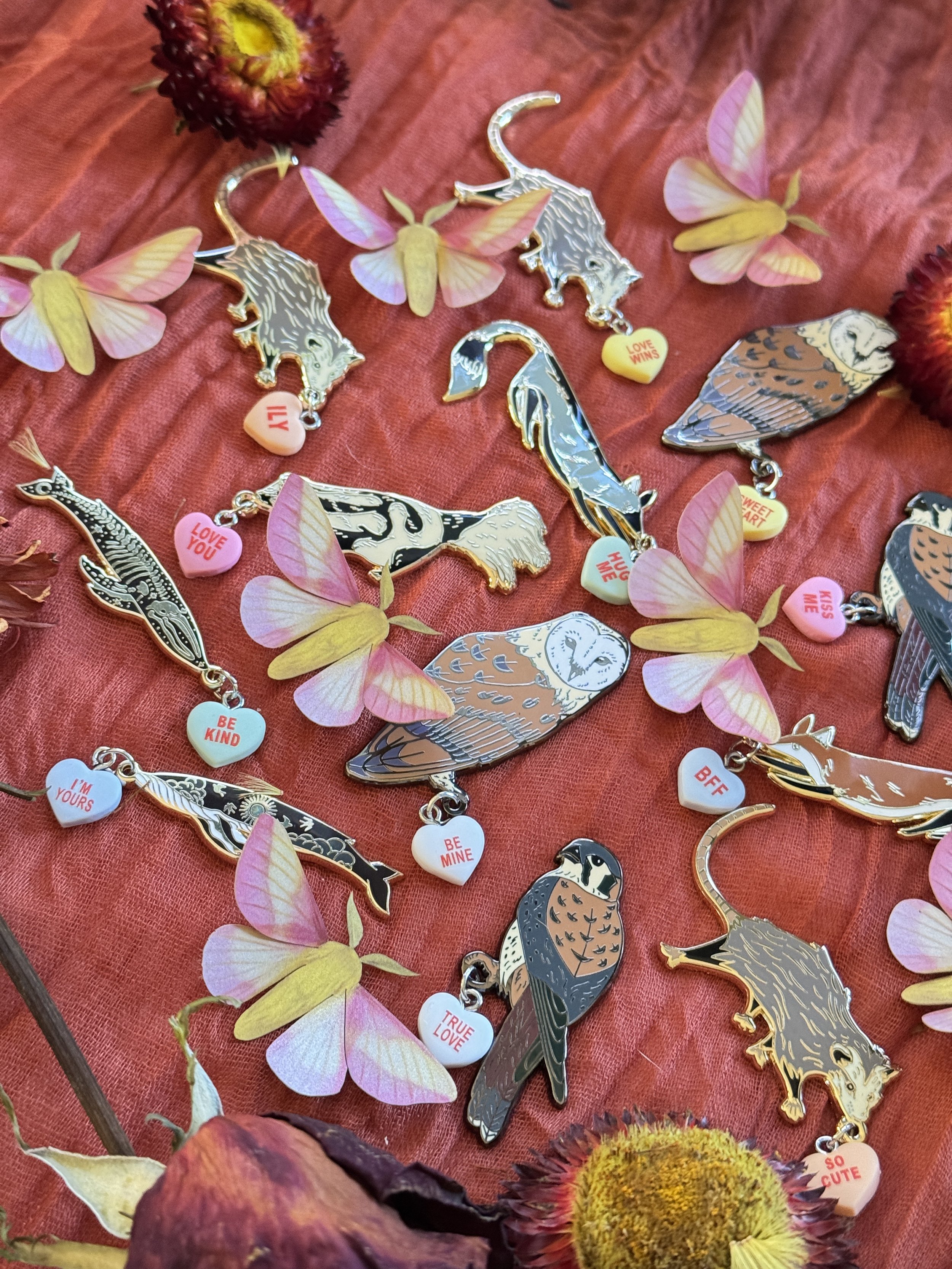 Valentines Sweet Heart Charms (Choice of Pin)