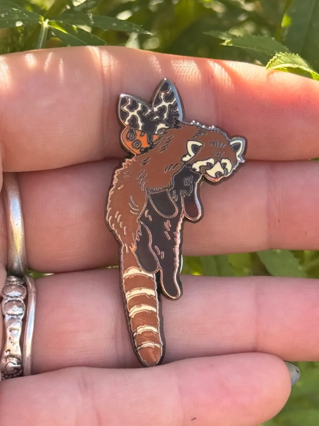 Red Panda Fairy Enamel Pin