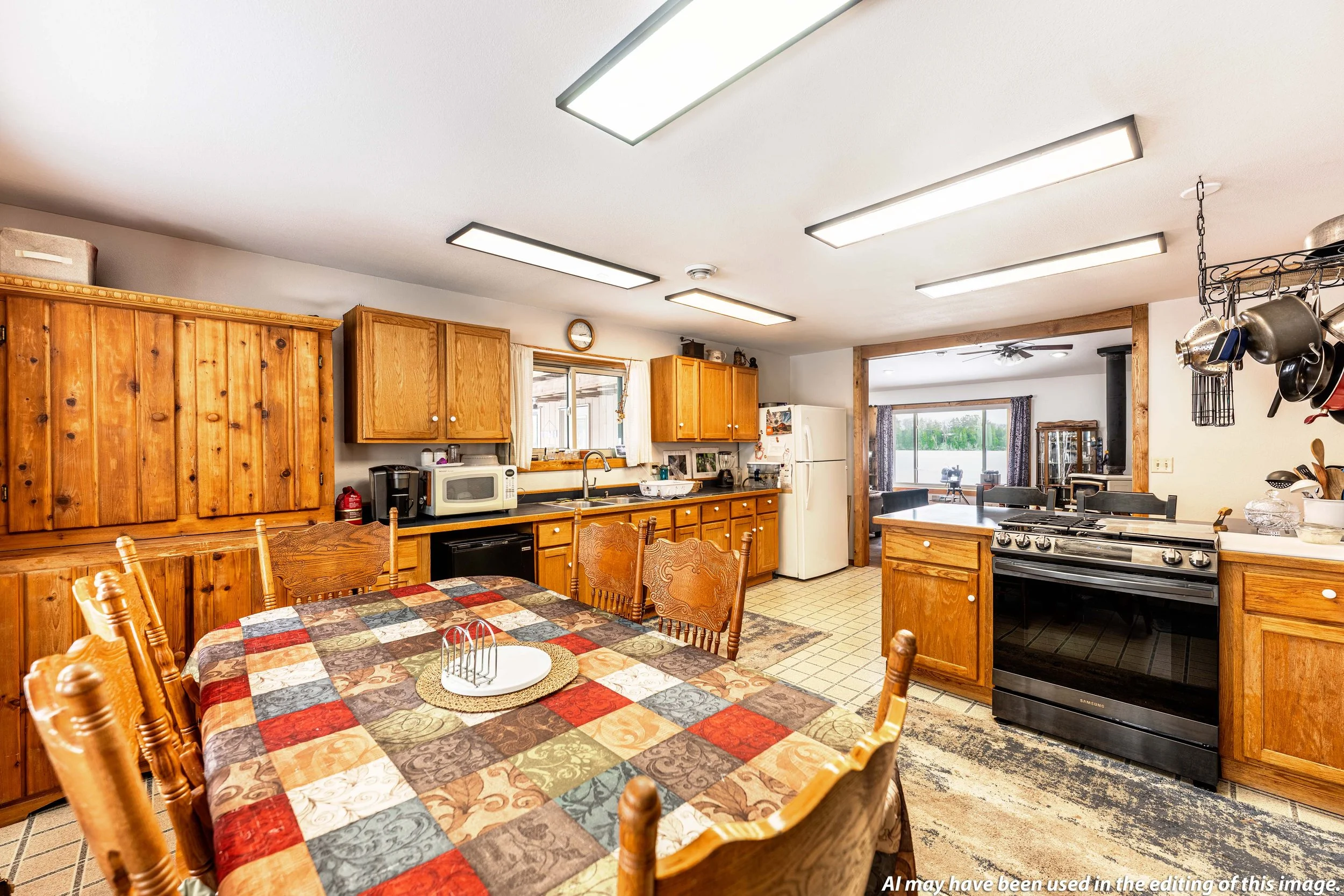 Lake ahmeek home  kitchen