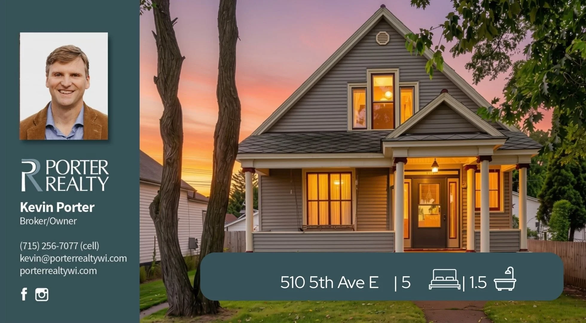 Step inside this Ashland east end home featuring unpainted stained woodwork, maple floors, picture rails, and high ceilings. Offers 5 bedrooms across 1,968 sq ft, including a main-floor bedroom with an adjacent half bath, and 4 upstairs bedrooms with