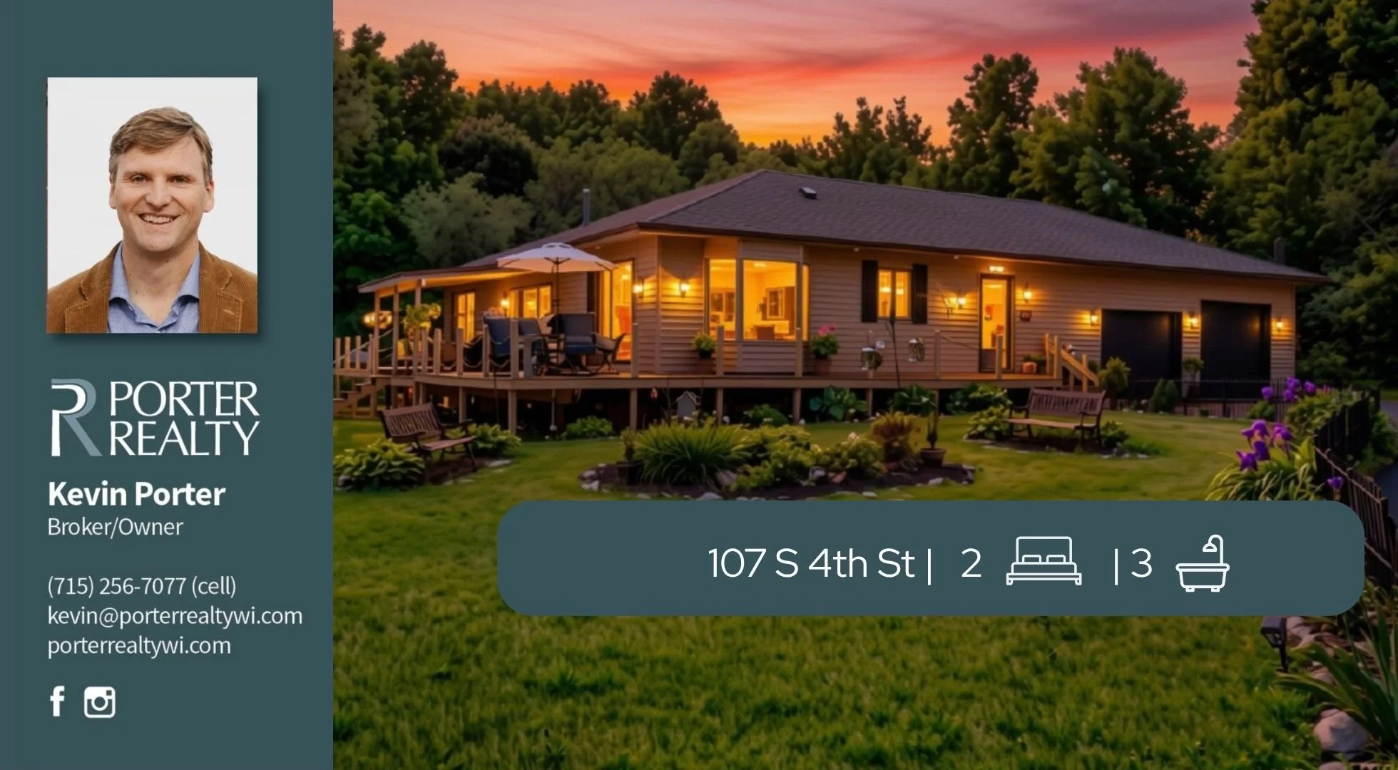 One of the premier locations in Bayfield, this beautifully designed ranch-style home is tucked away at the end of a quiet cul-de-sac for ultimate privacy. Just a 2-minute walk from everything downtown Bayfield has to offer - and yet completely privat