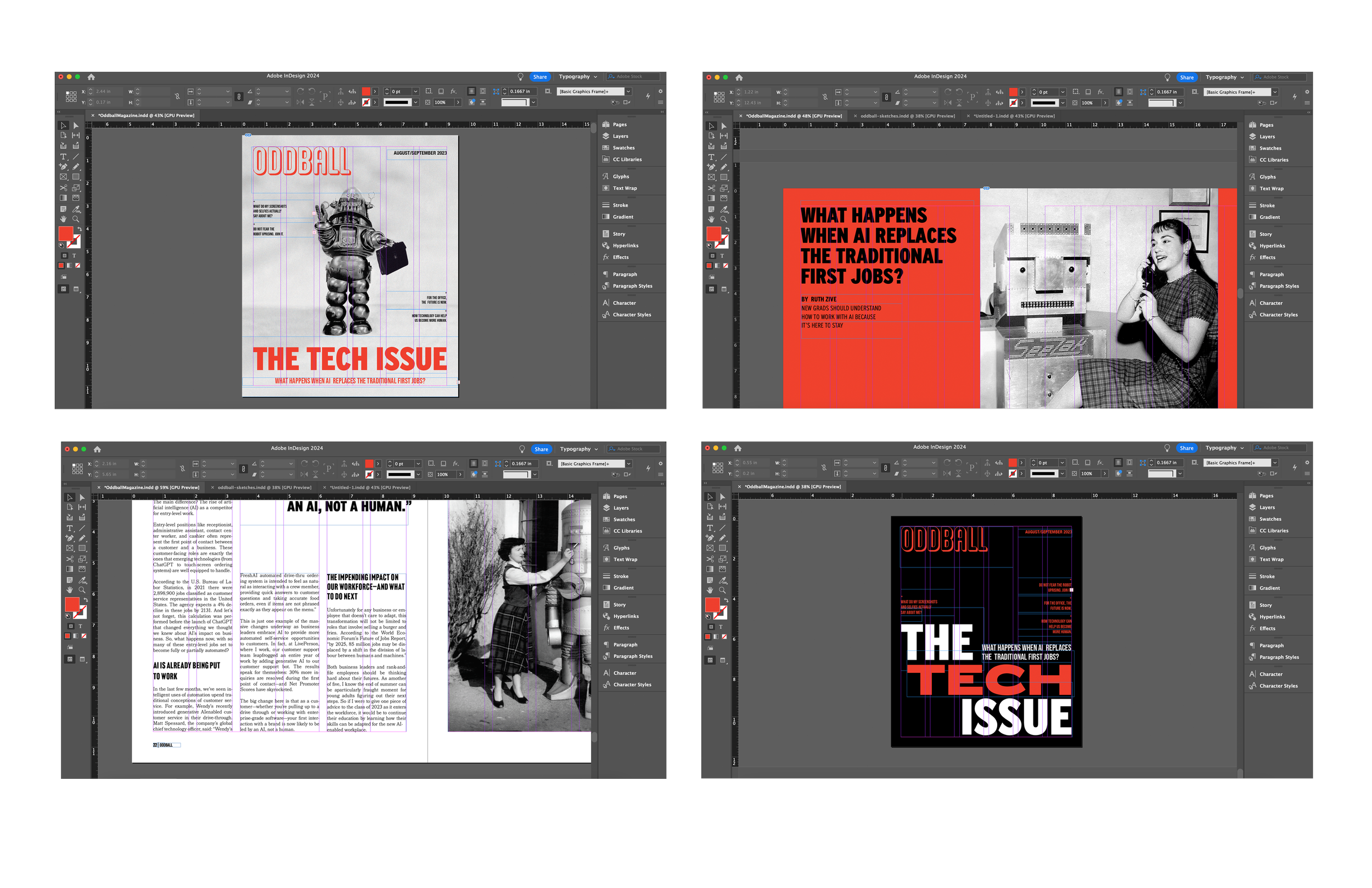 Working files + grid system