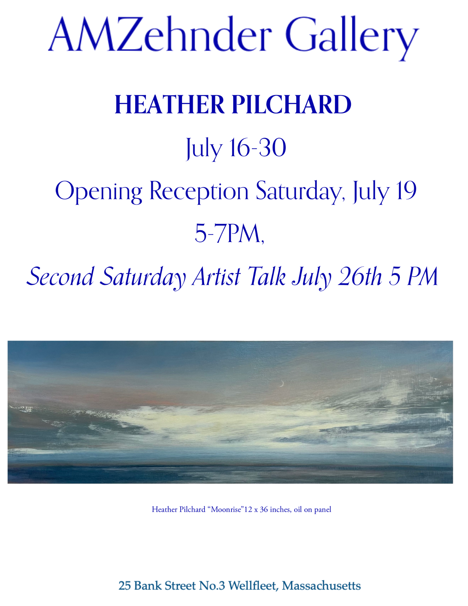 Heather Pilchard Opening Reception at AMZender Gallery
