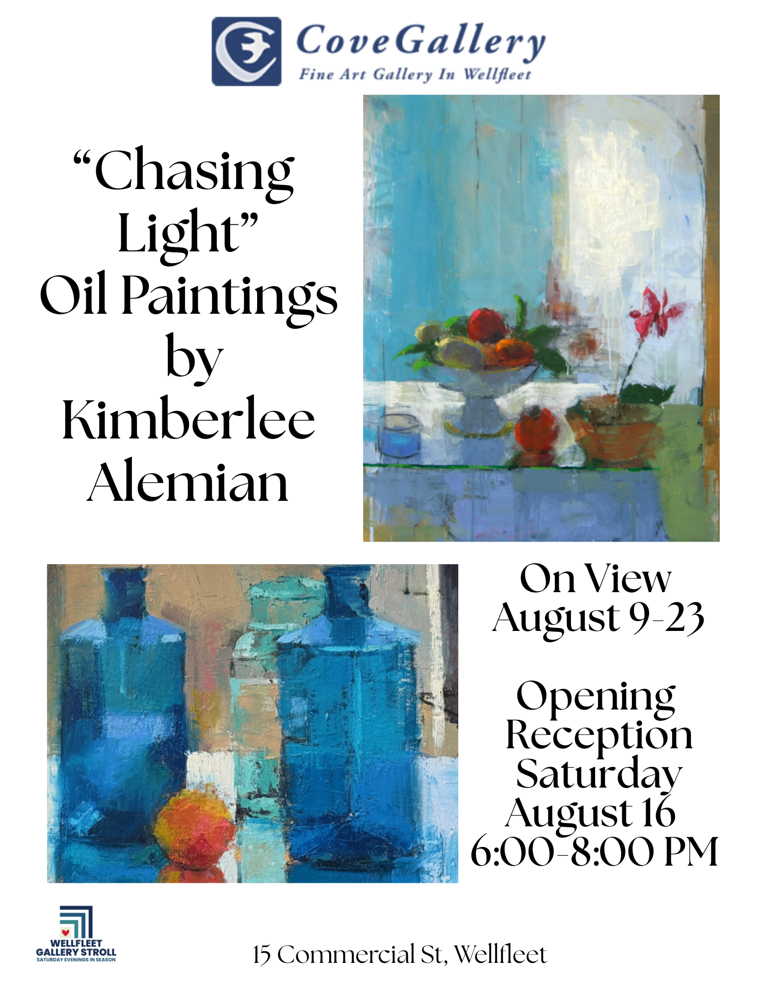 “Chasing Light" Oil Paintings by Kimberlee Alemian