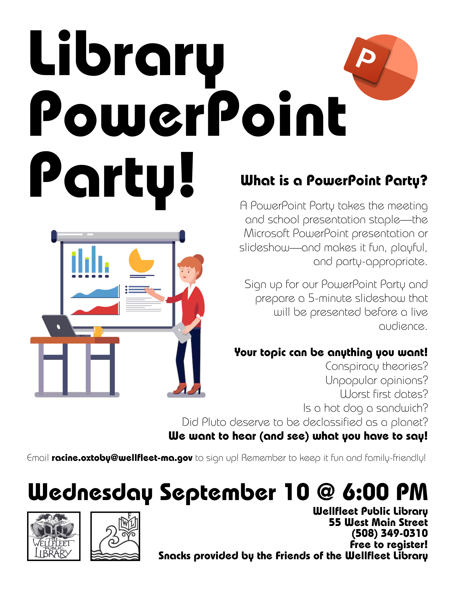 Library PowerPoint Party
