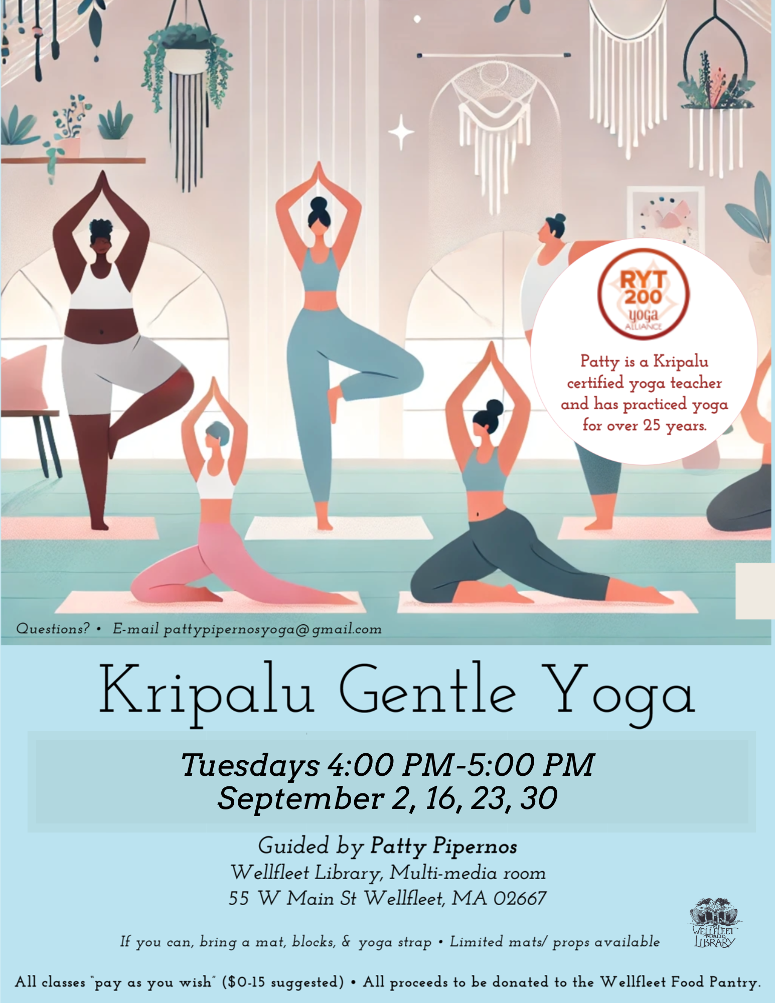 Kripalu Gentle Yoga with Patty Pipernos