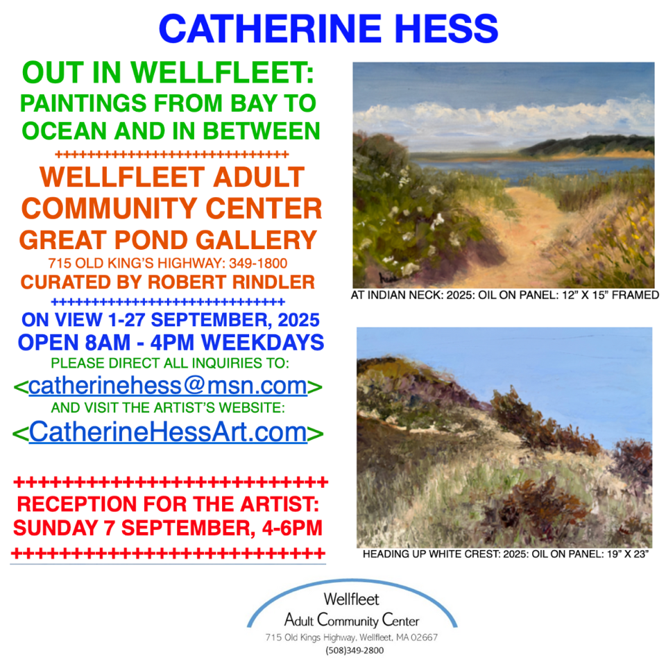 Monthly Exhibit at Great Pond Gallery: Catherine Hess