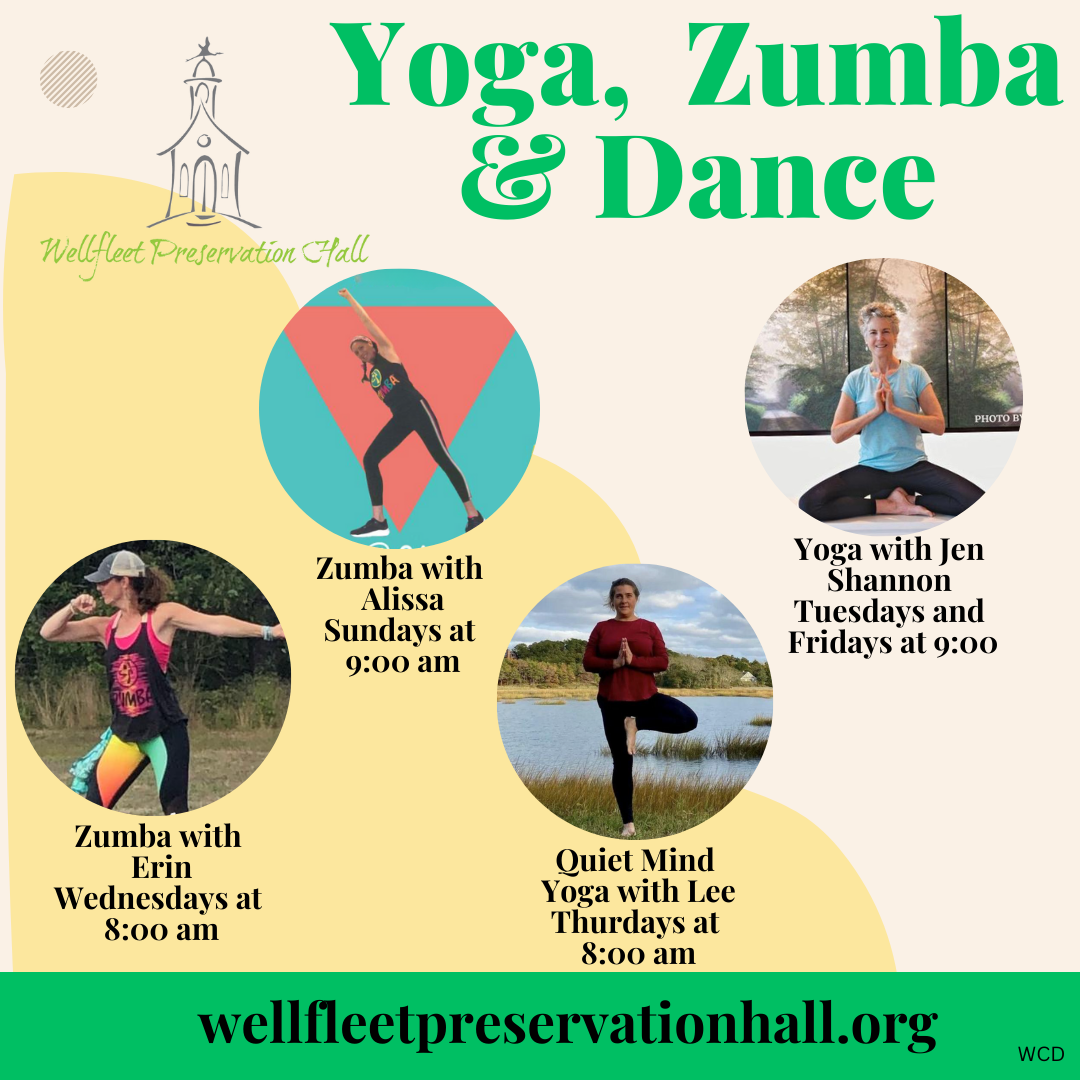 Yoga and Zumba at Preservation Hall - Weekly Schedule