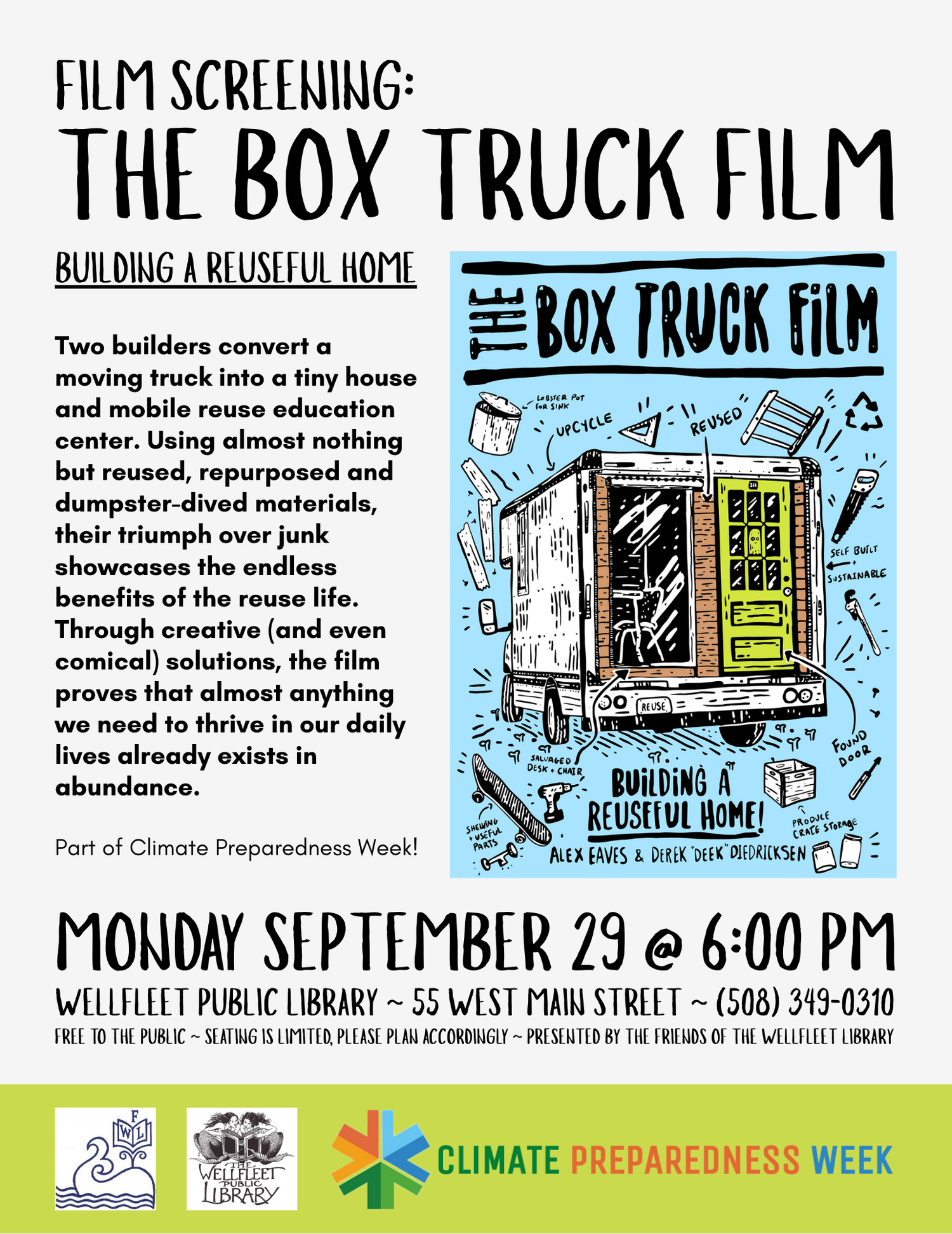 Film Screening: "The Box Truck Film: Building a Reuseful Home"