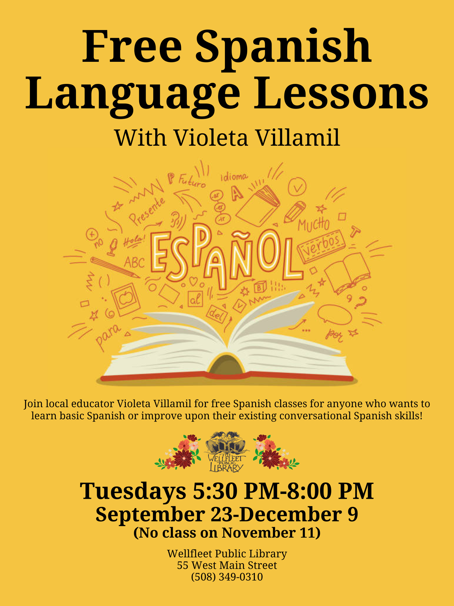 Free Spanish Language Lessons with Violeta Villamil