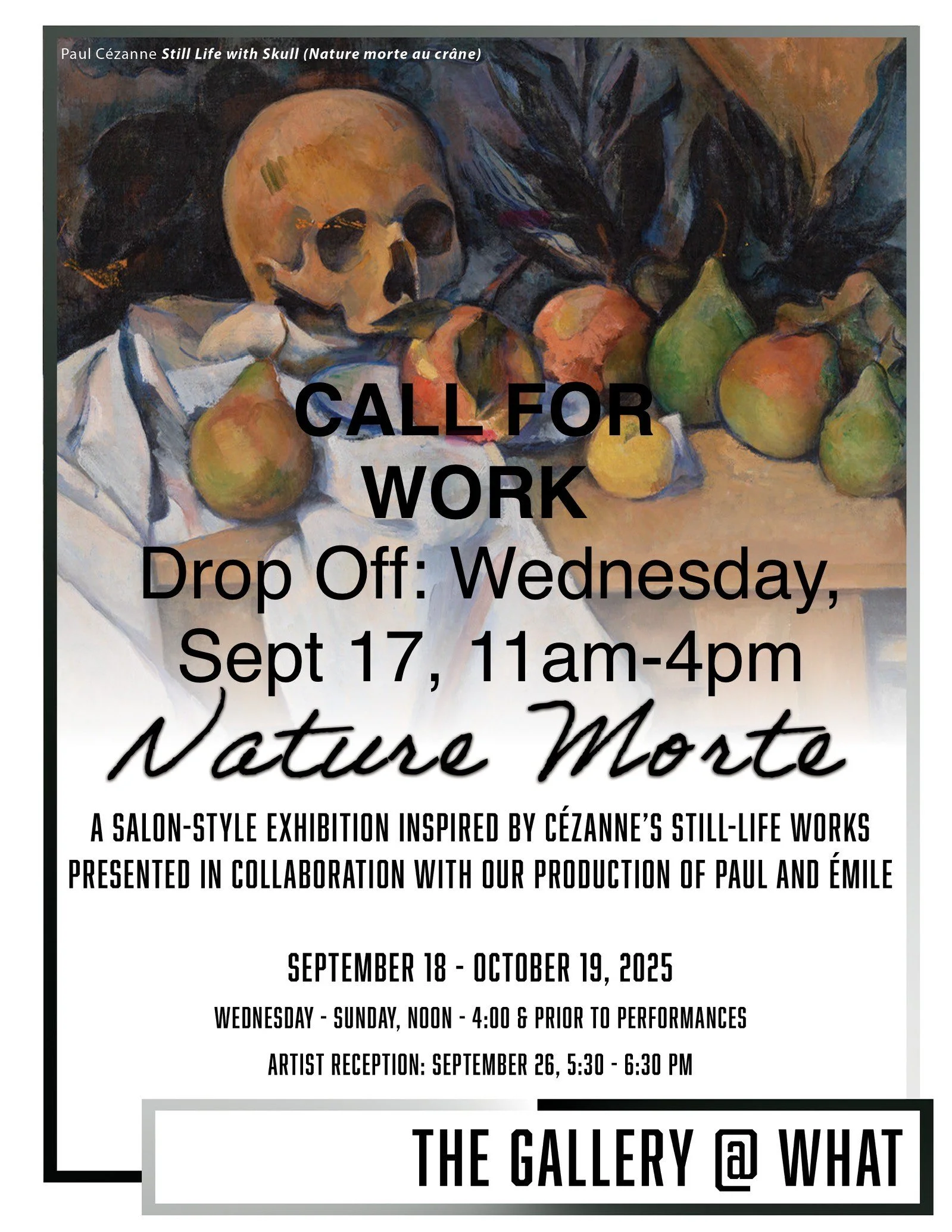 Call for Art - Submissions Due 9/17