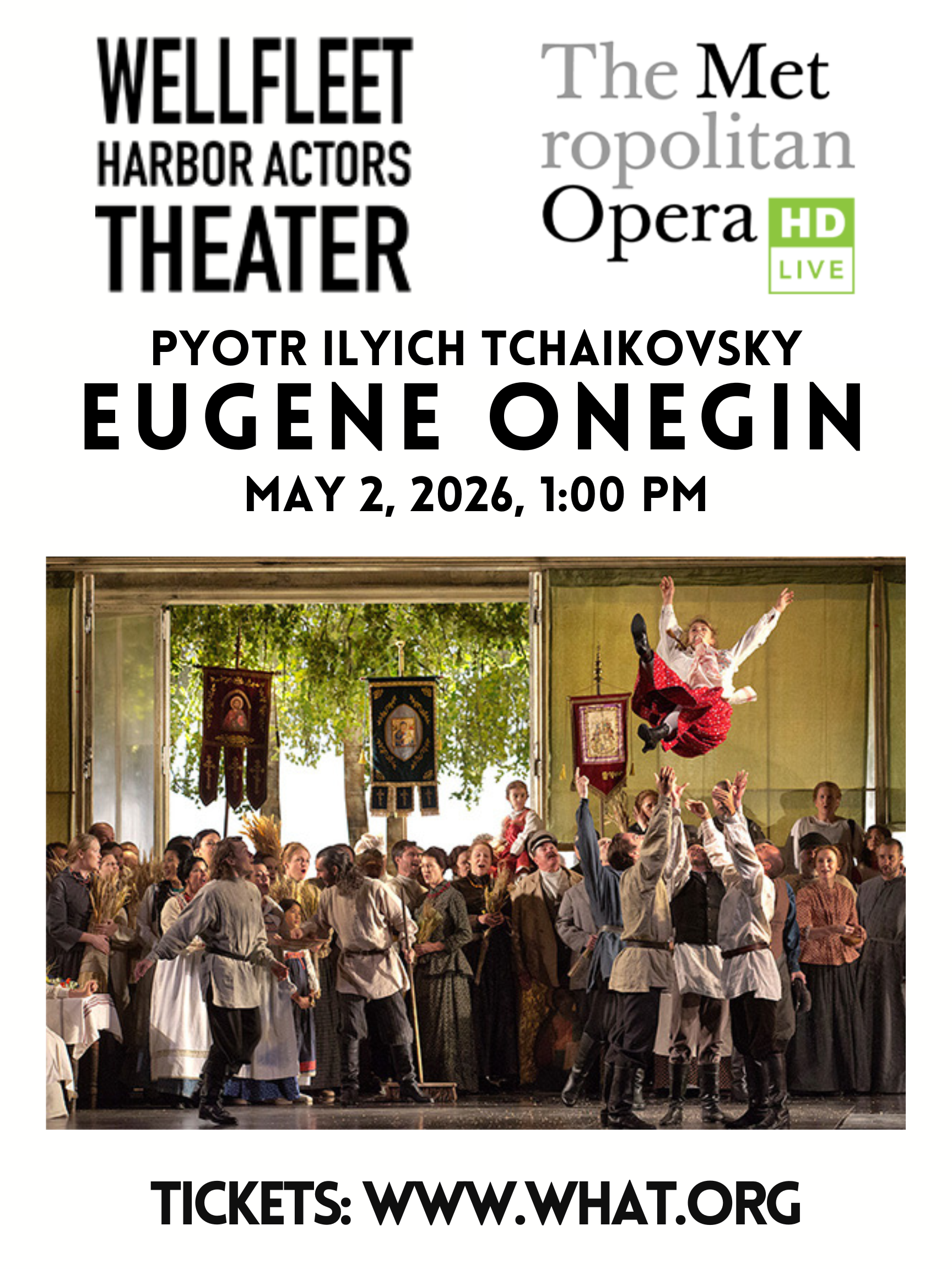 MET Opera at WHAT: Eugene Onegin