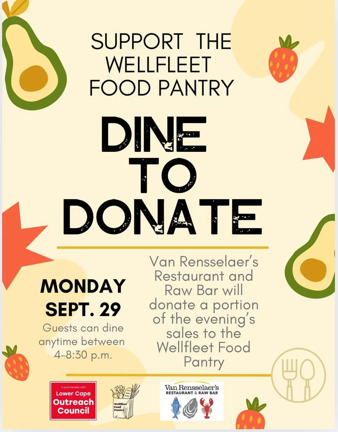 Dine to Donate - Wellfleet Food Pantry