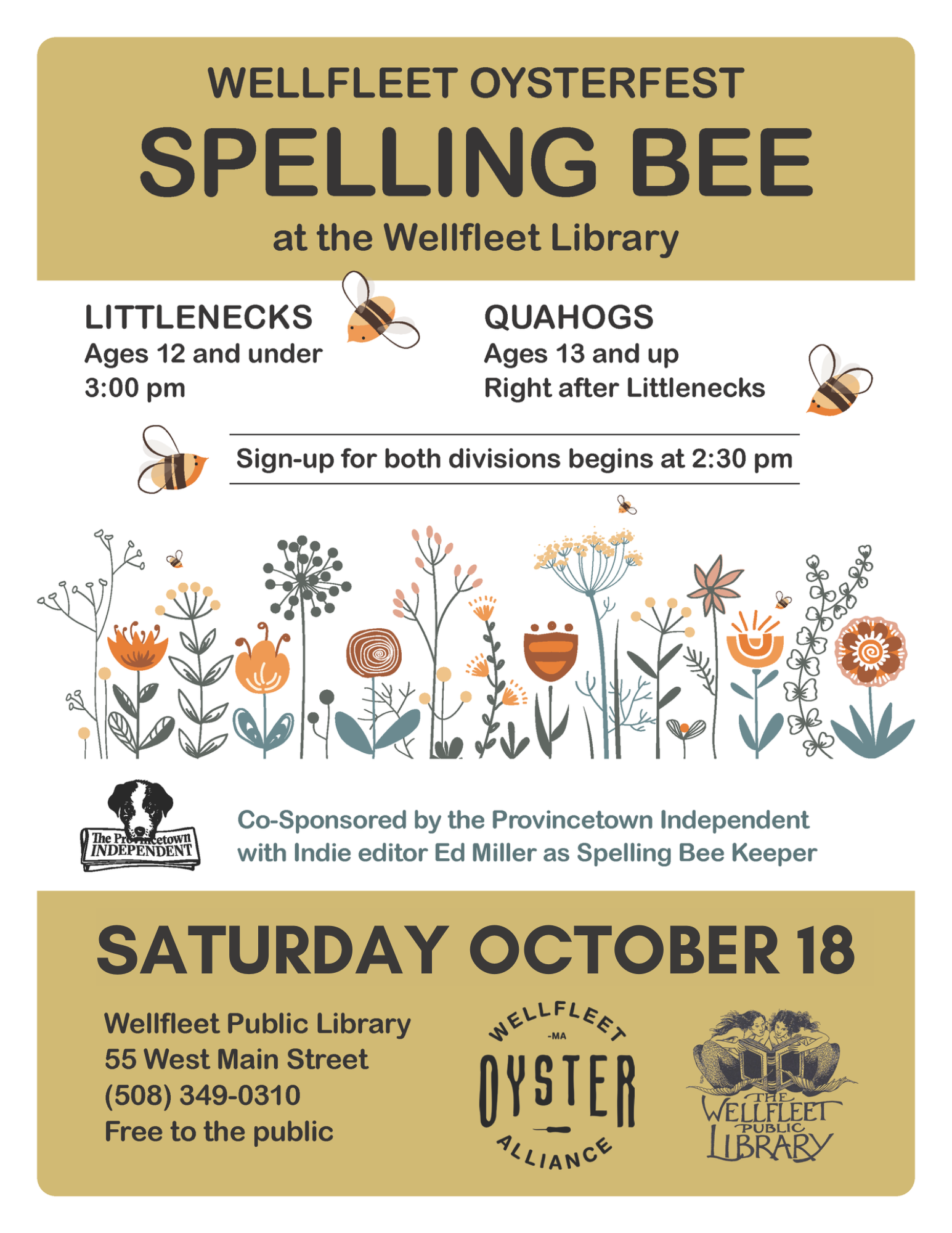 Oysterfest Spelling Bee