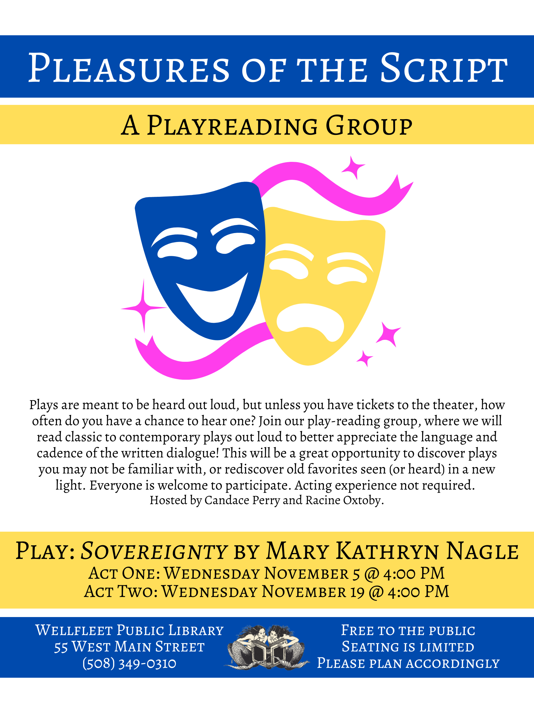 Playreading Group: "Sovereignty" by Mary Kathryn Nagle (Act One)