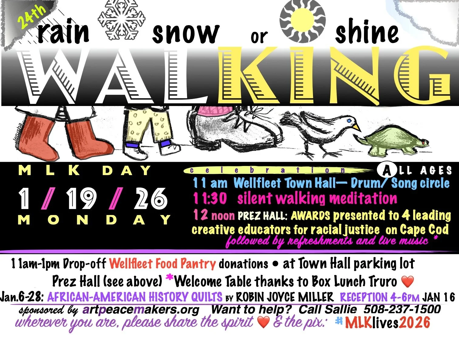 MLK Walk organized by ArtsPeaceMakers