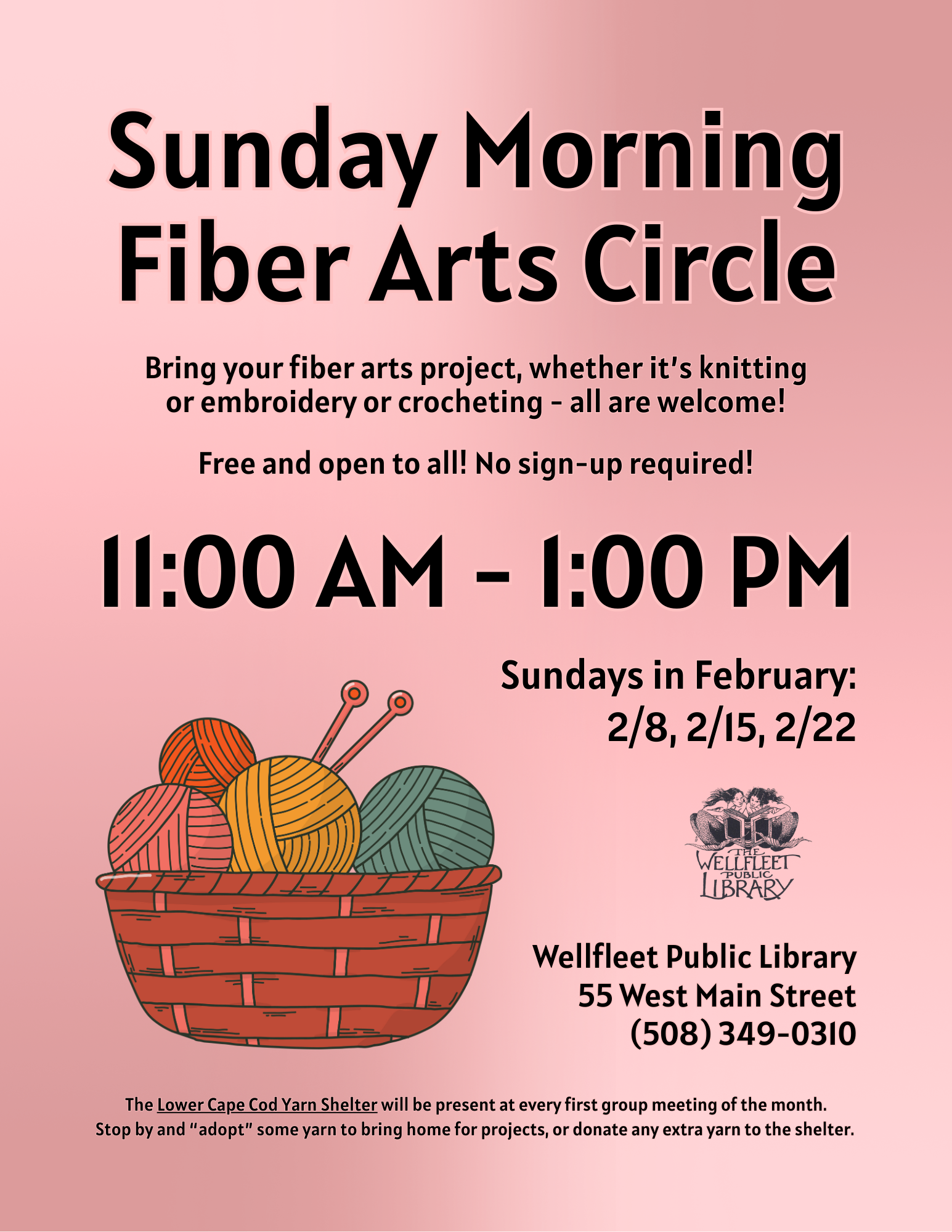 Sunday Morning Fiber Arts Circle 