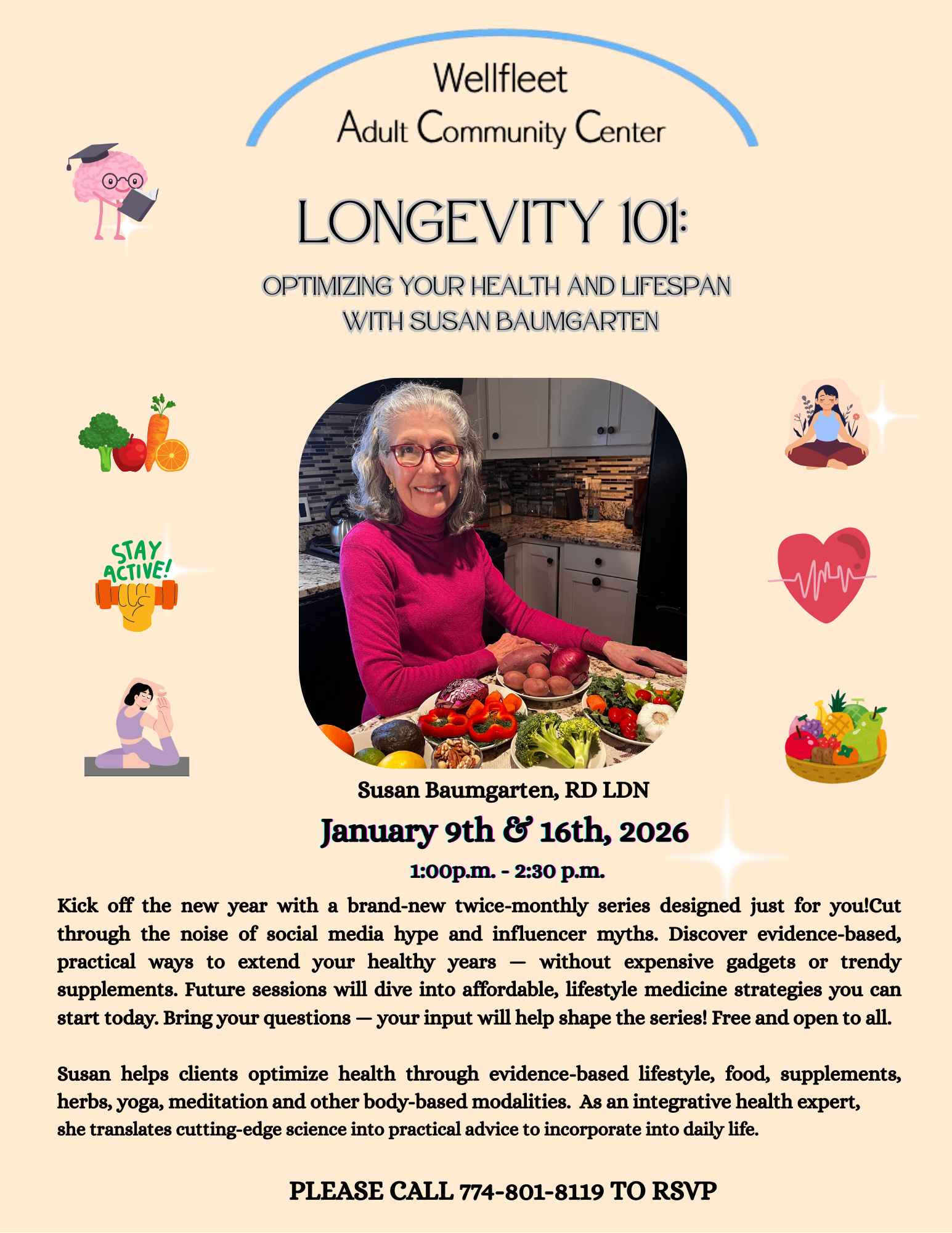 Longevity 101: Optimizing Your Health and Lifespan with Susan Baumgarten, RD LDN