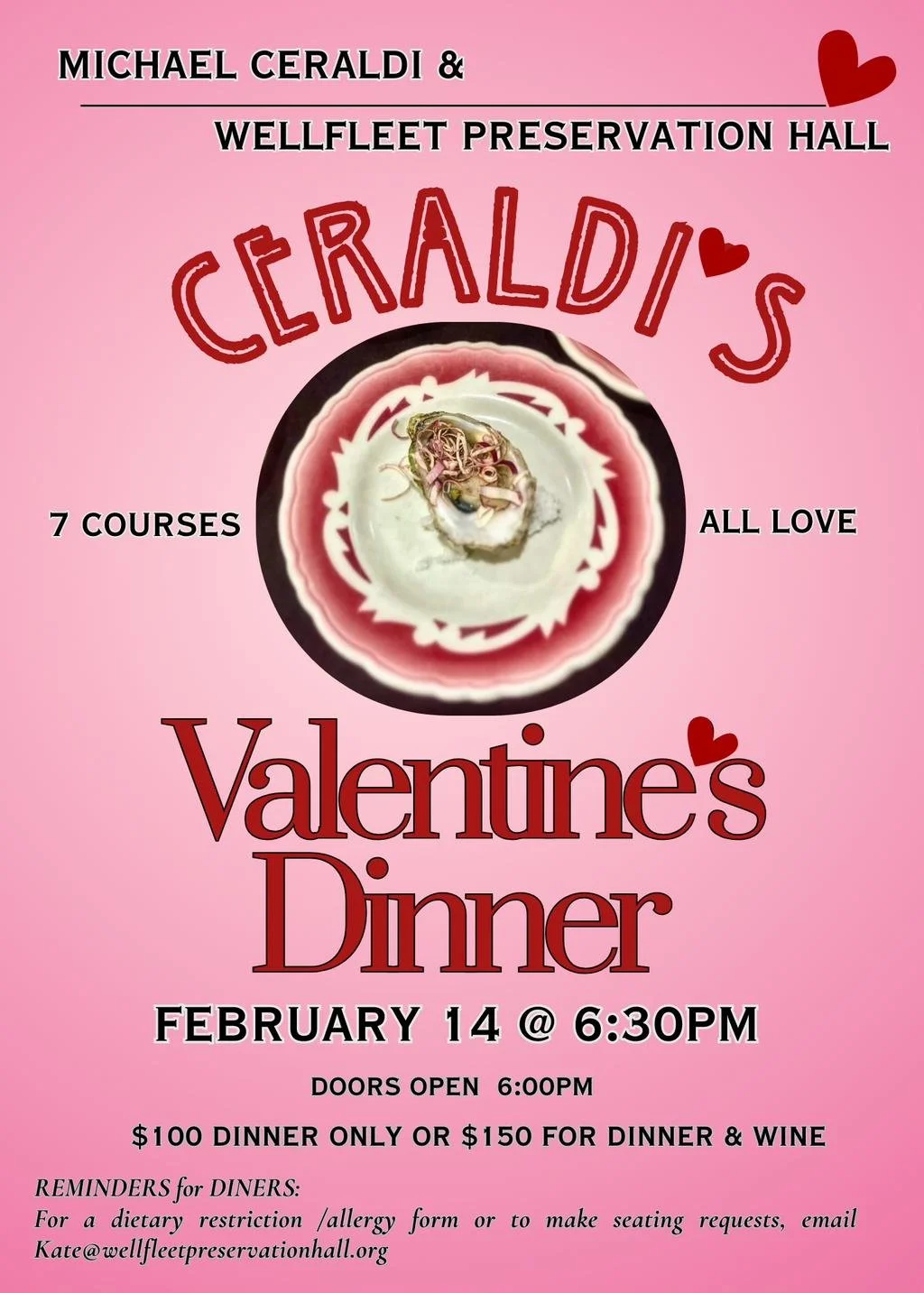 Ceraldi's Valentine's Dinner