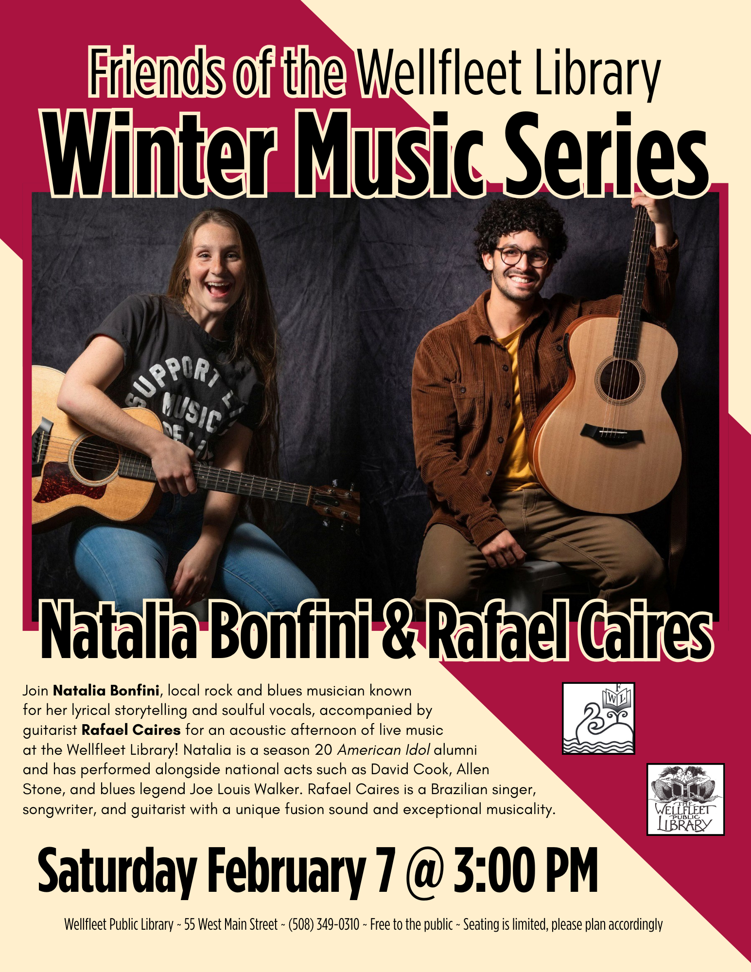 In Concert: Natalia Bonfini w/Rafael Caires