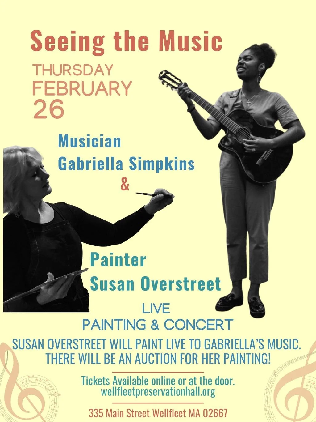 Seeing the Music: with Musician Gabriella Simpkins and Artist Susan Overstreet