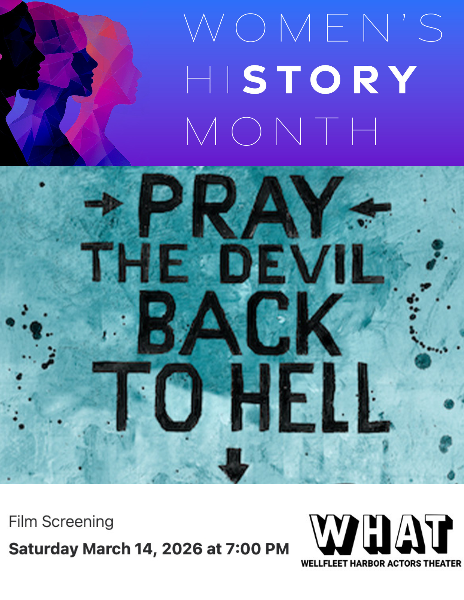 Pray The Devil Back To Hell - Film Screening