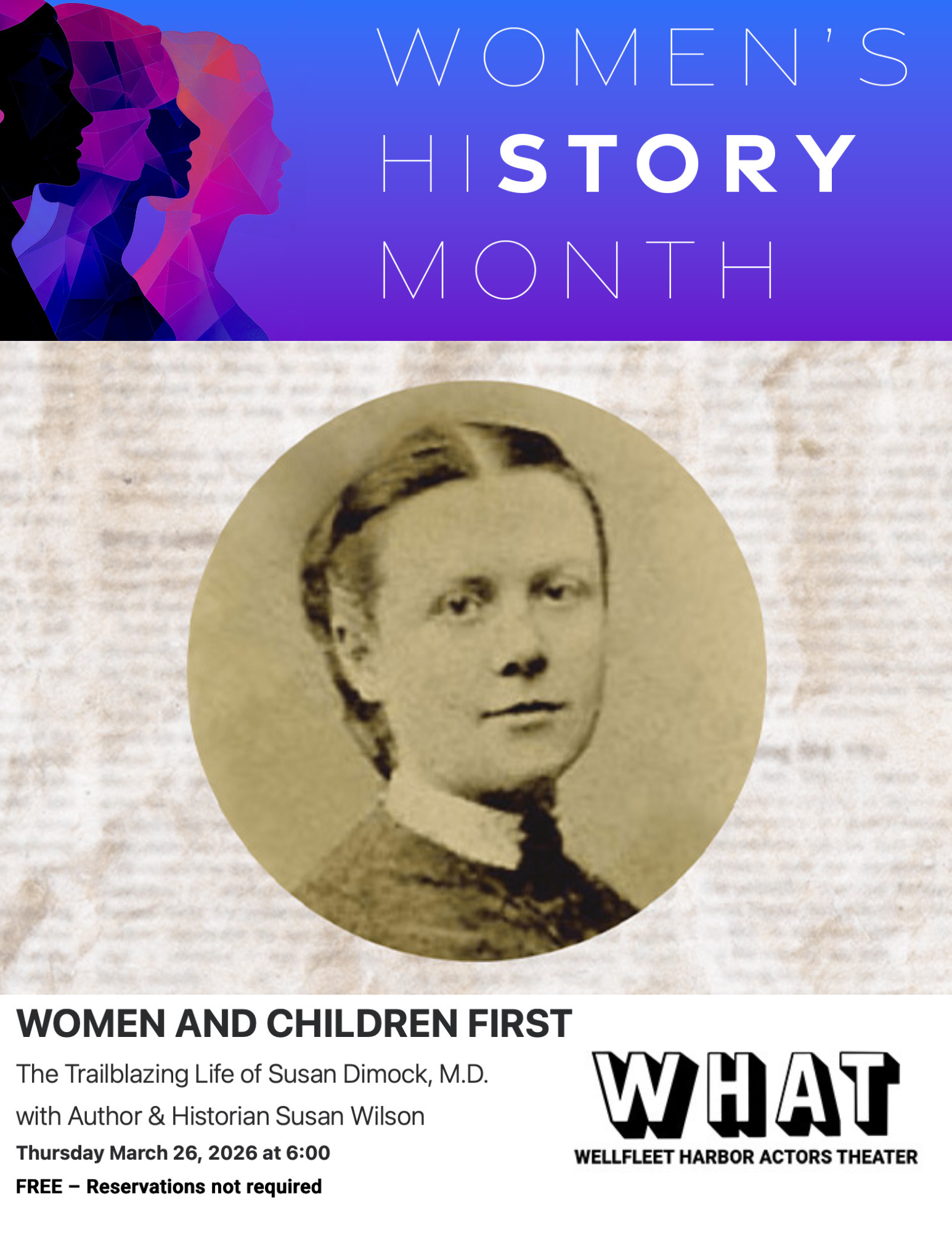 WOMEN AND CHILDREN FIRST