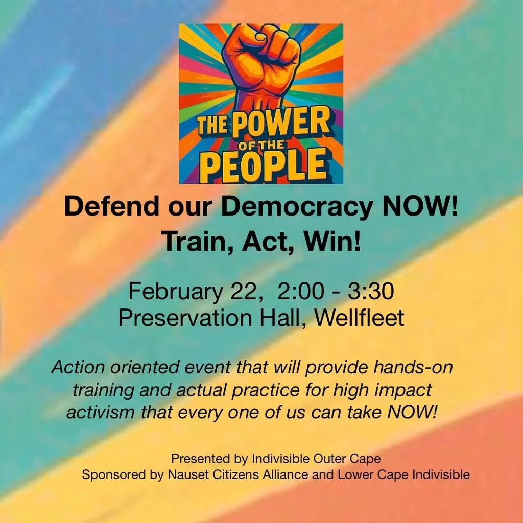 Indivisible Outer Cape: Power to the People event
