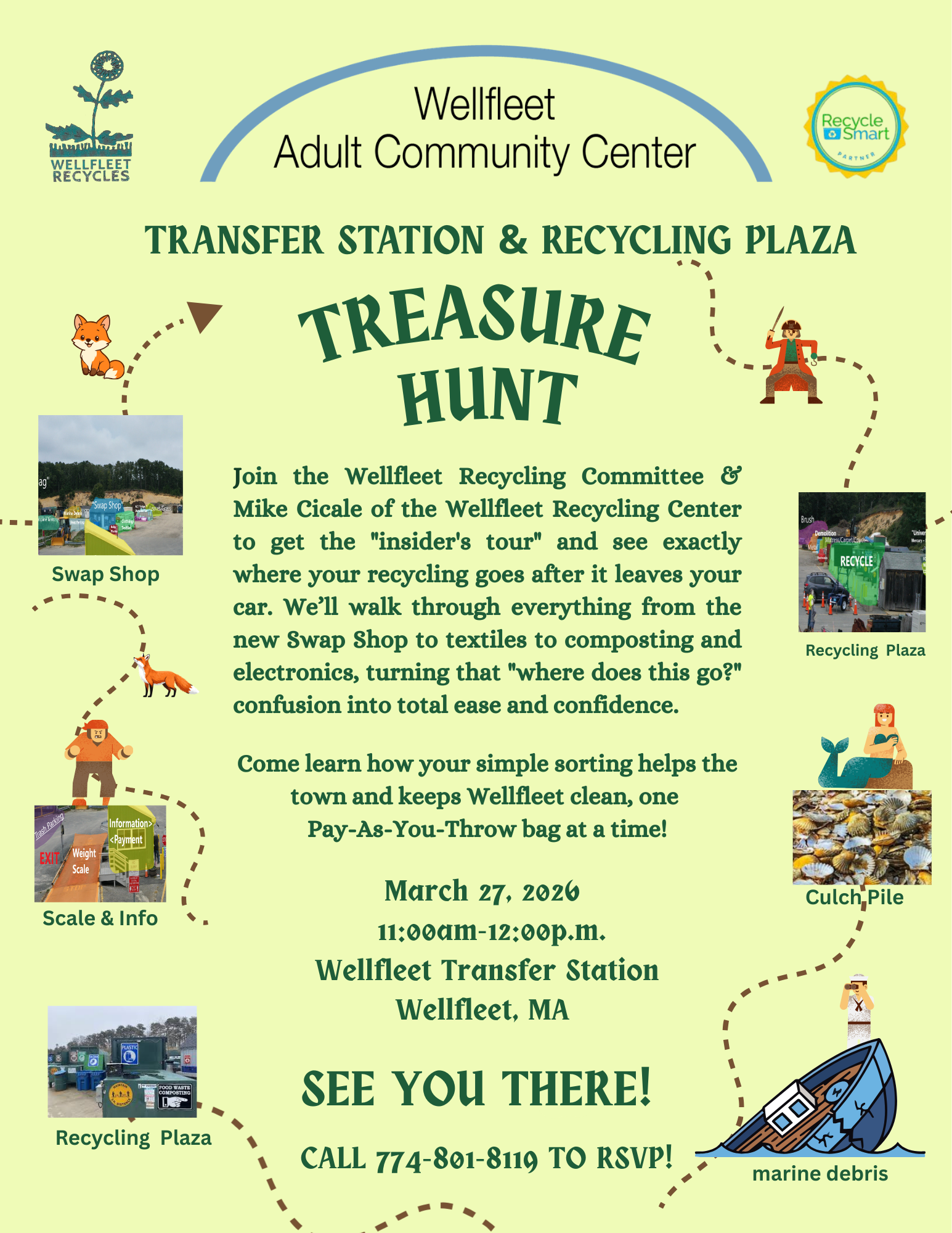 Wellfleet Recycles Transfer Station & Recycling Plaza Treasure Hunt
