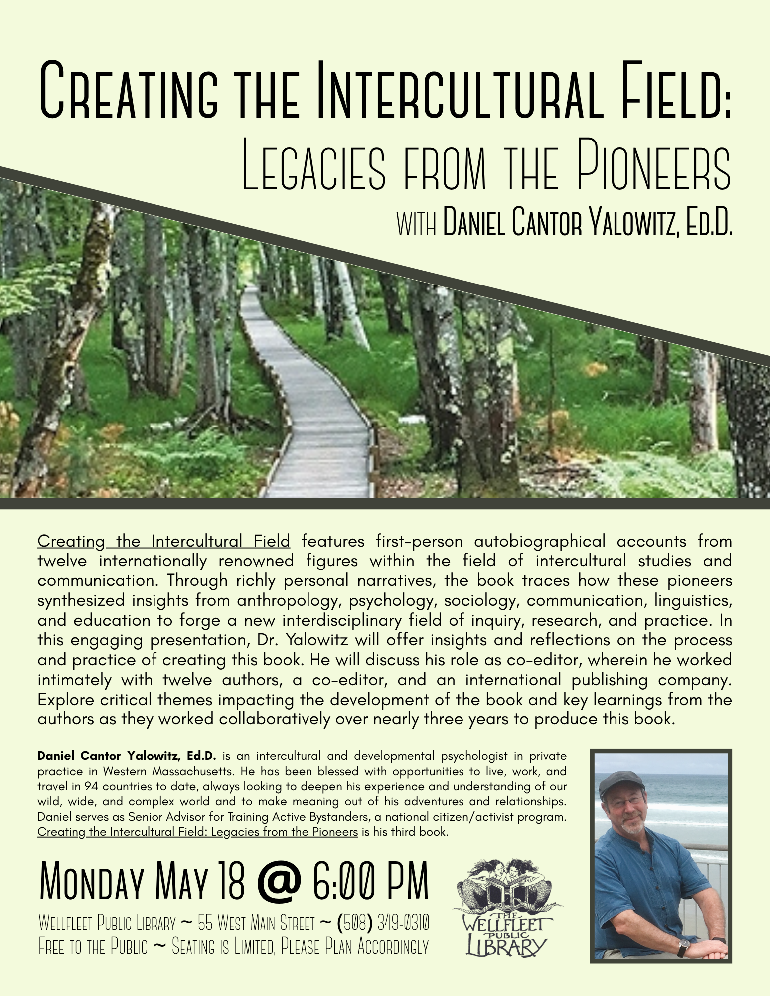 CREATING THE INTERCULTURAL FIELD: LEGACIES FROM THE PIONEERS WITH DANIEL CANTOR YALOWITZ, ED.D.