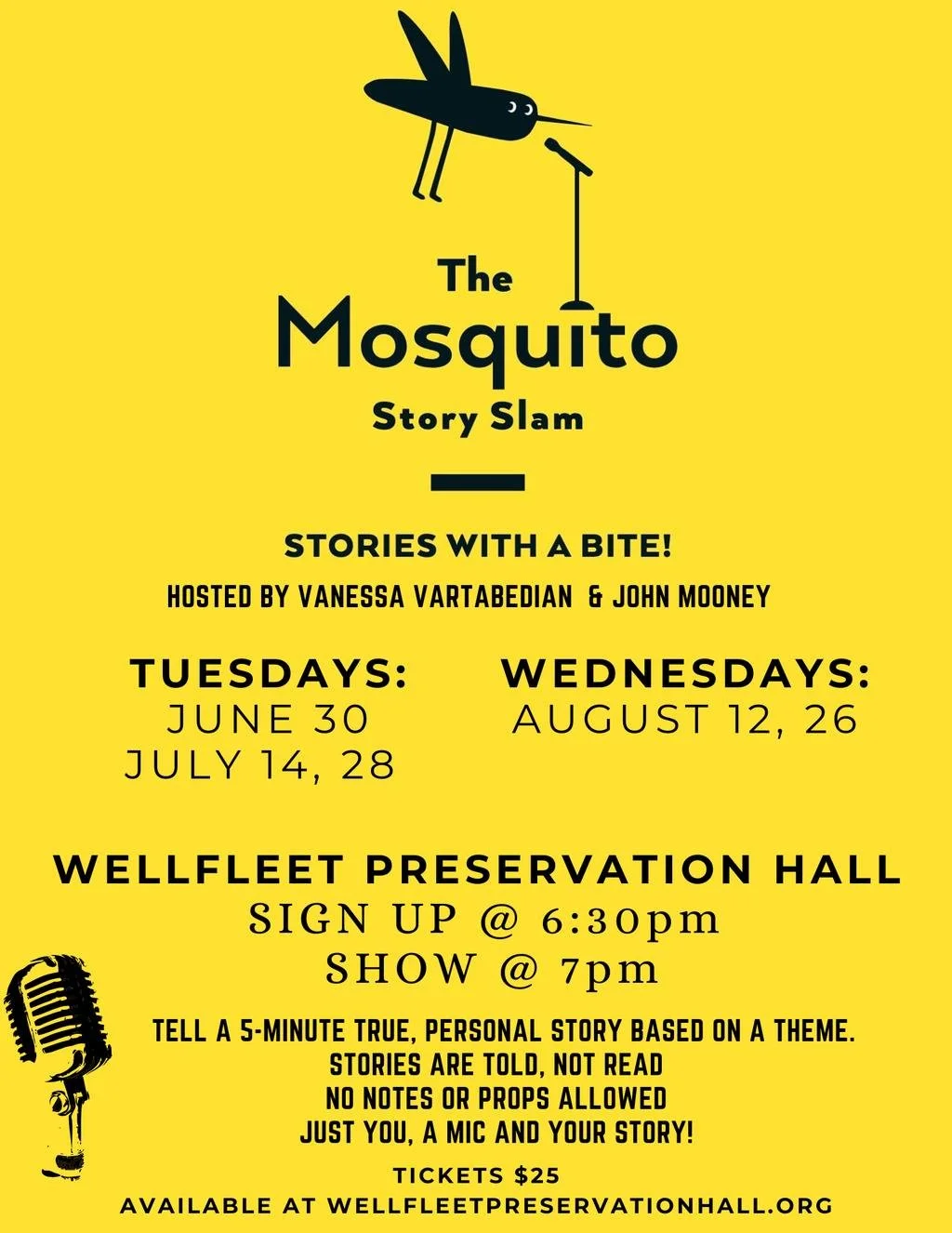 The Mosquito Story Slam