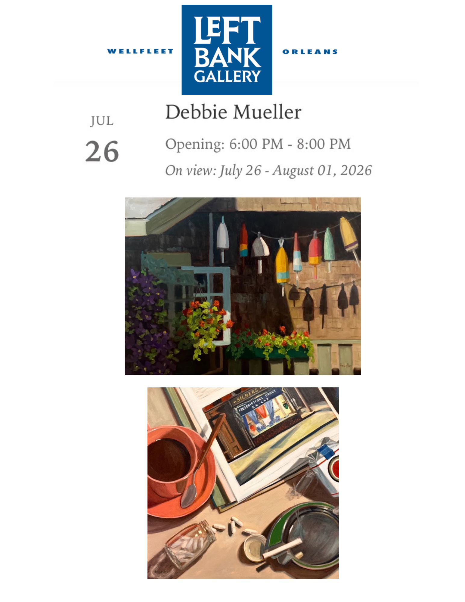 Left Bank Gallery Opening: Debbie Mueller