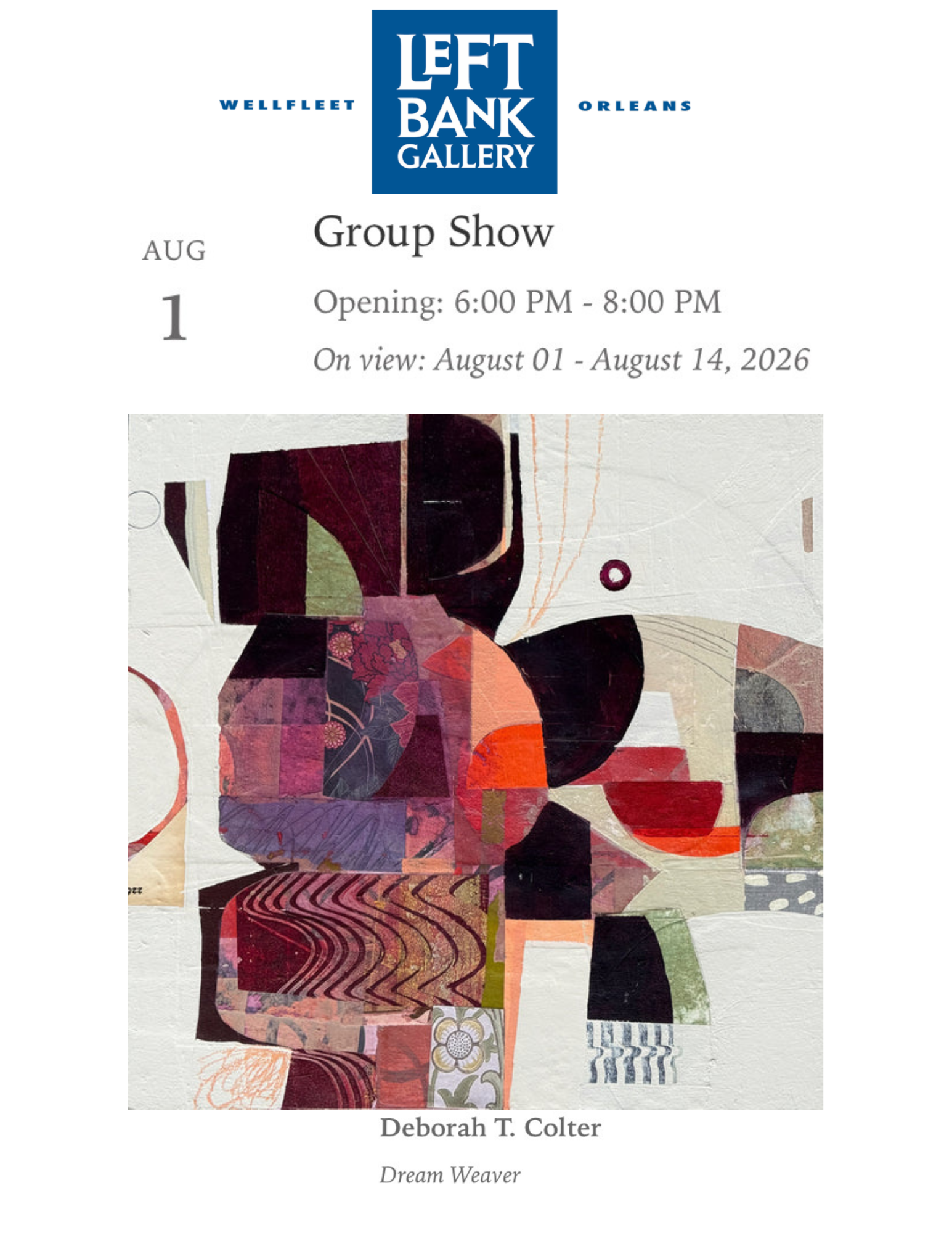 Left Bank Gallery Opening: Group Show