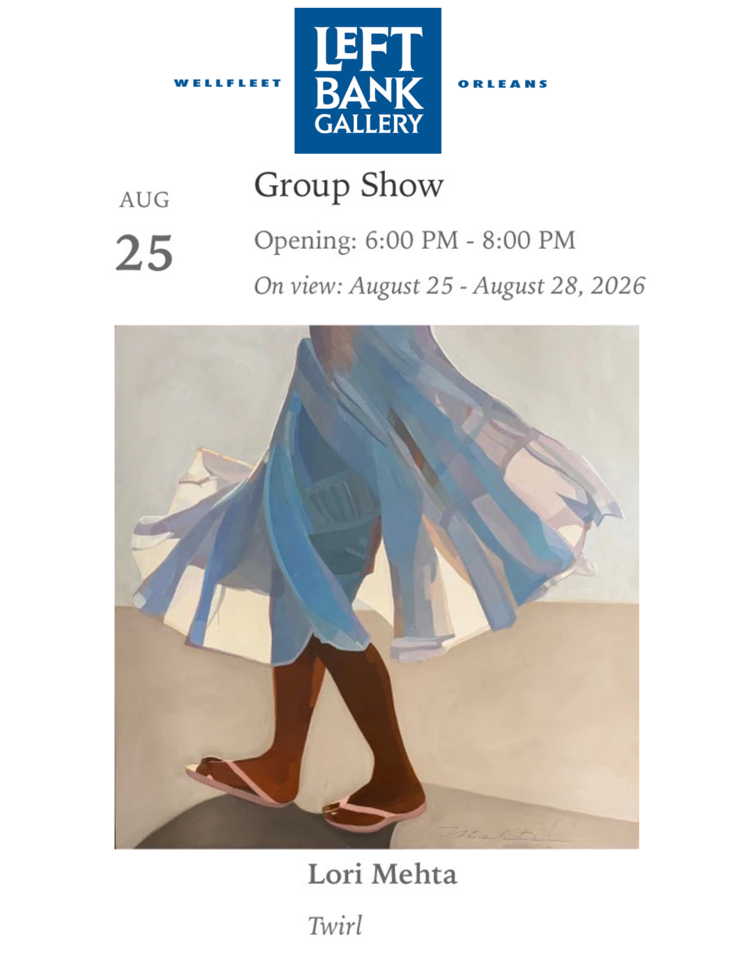 Left Bank Gallery Opening: Group Show