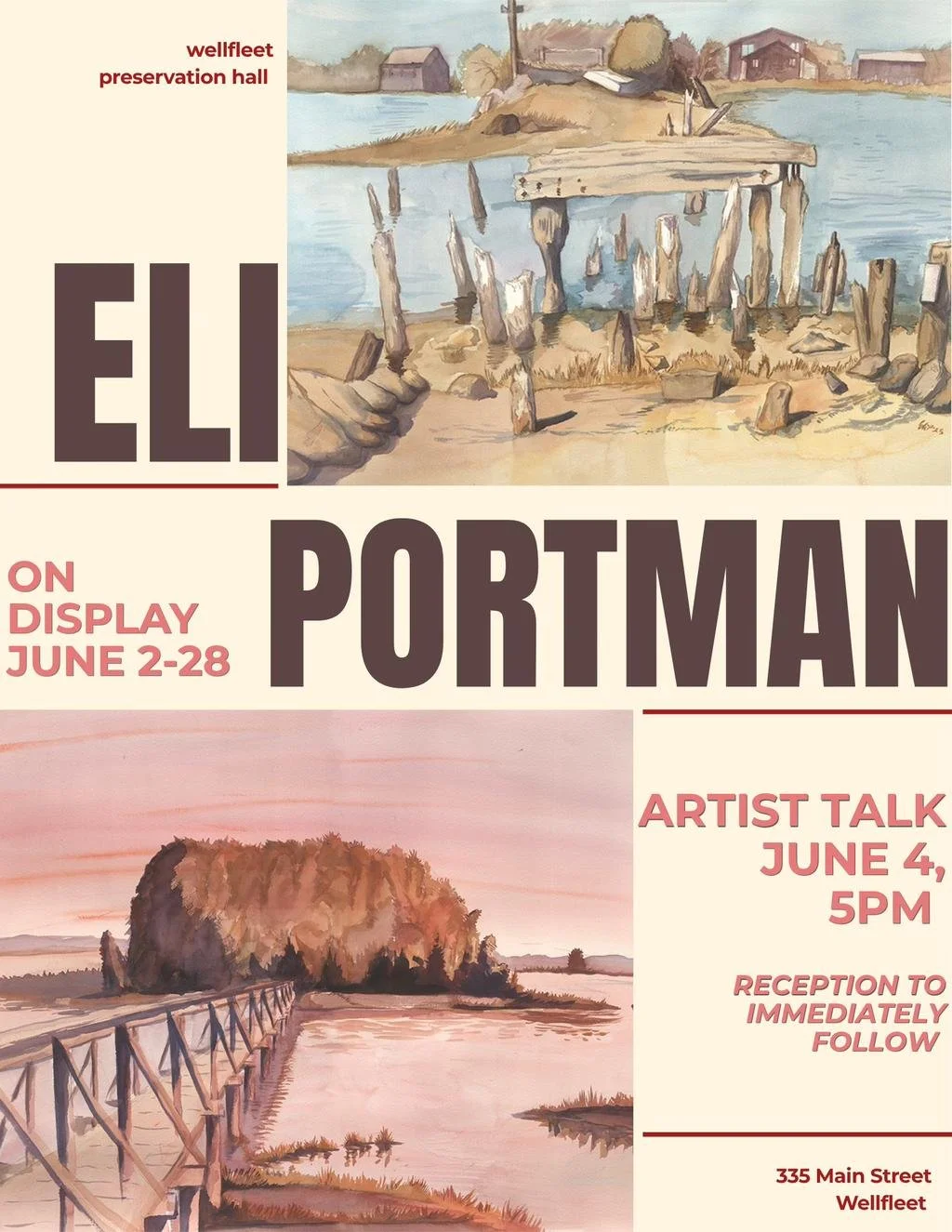 Artist Talk & Reception: Eli Portman