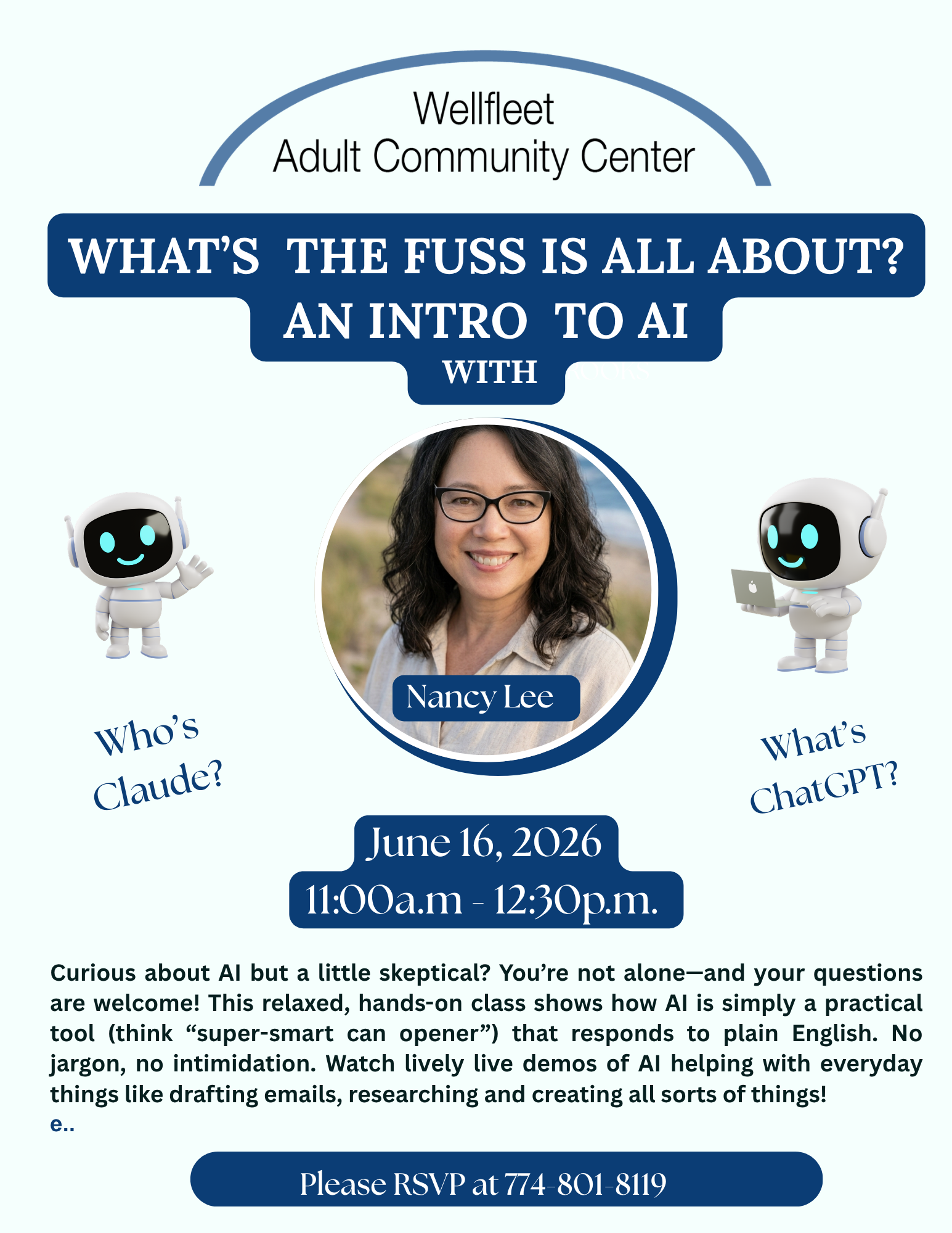 What’s the Fuss Is All About? An Intro to AI with Nancy Lee