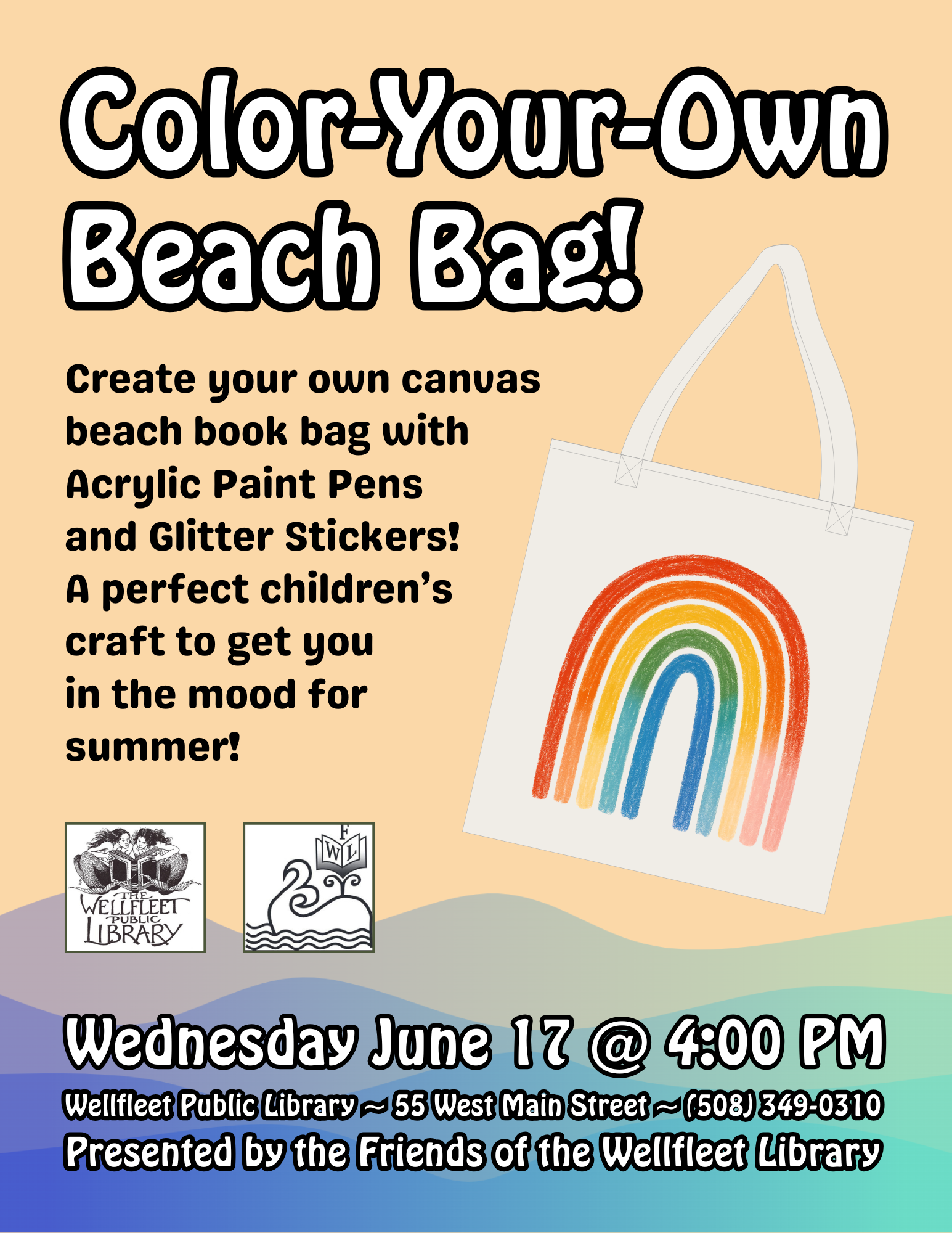 Color Your Own Beach Bag