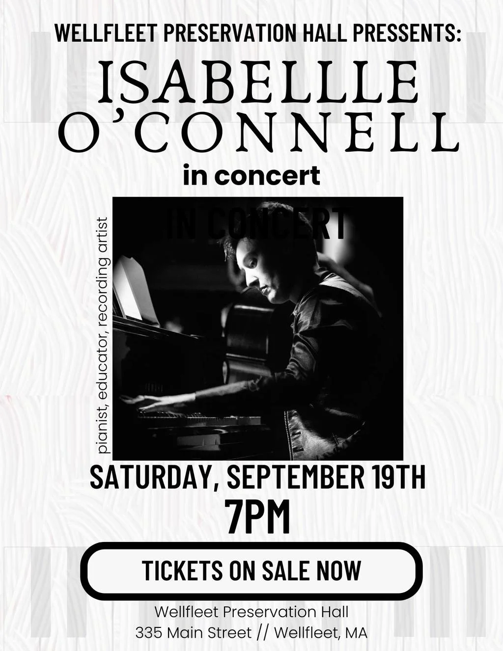 Isabelle O'Connell in Concert