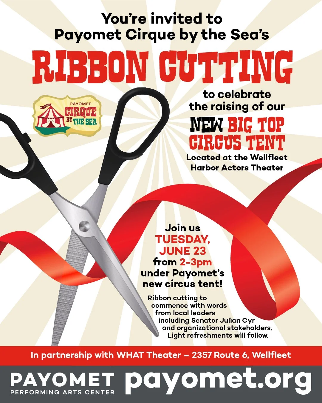 Payomet Tent Ribbon Cutting
