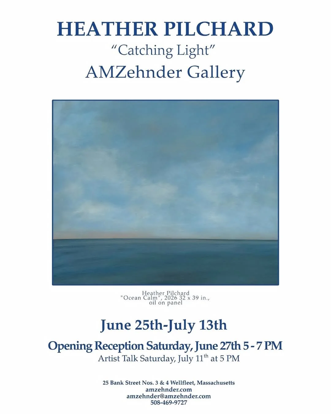 Artist Talk - Heather Pilchard &amp; Patte Ormsby: AMZhender Gallery 