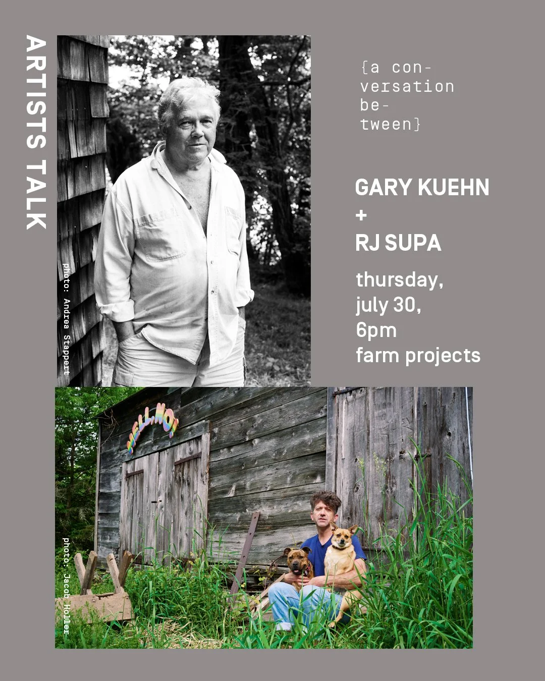 Artist Talk: GARY KUEHN + RJ SUPA