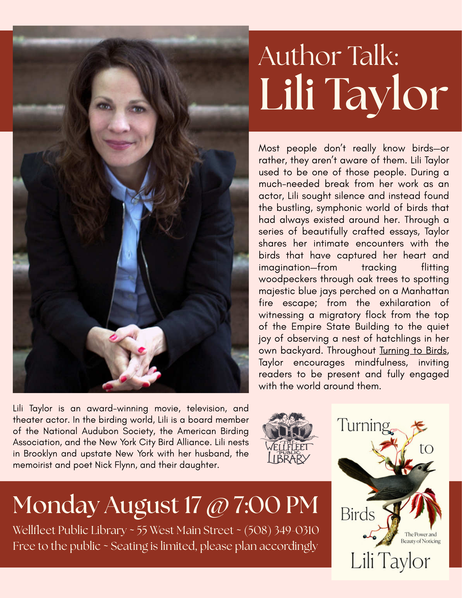 Author Talk: Lili Taylor