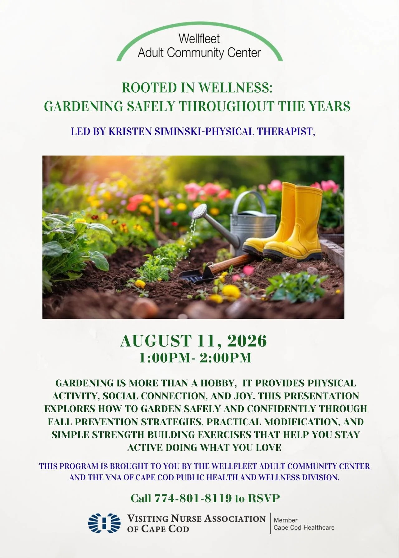 ROOTED IN WELLNESS: GARDENING SAFELY THROUGHOUT THE YEARS