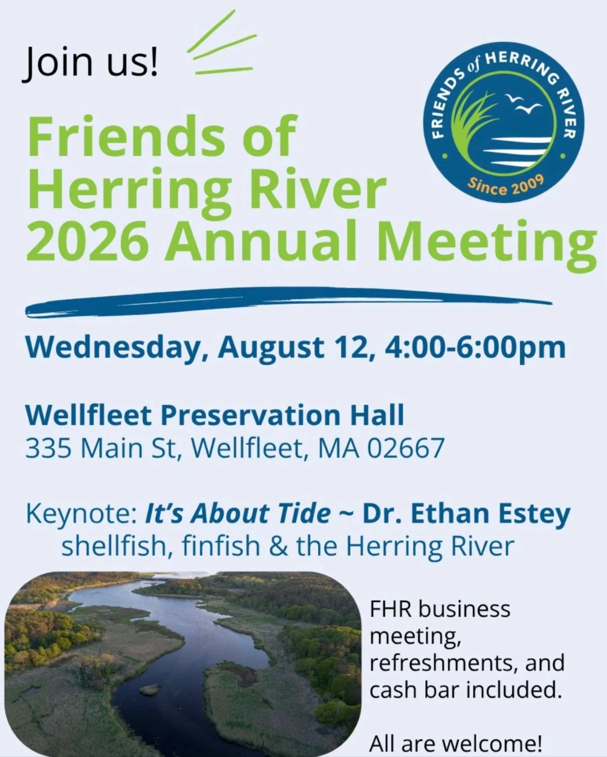 Friends of the Herring River 2026 Annual Meeting
